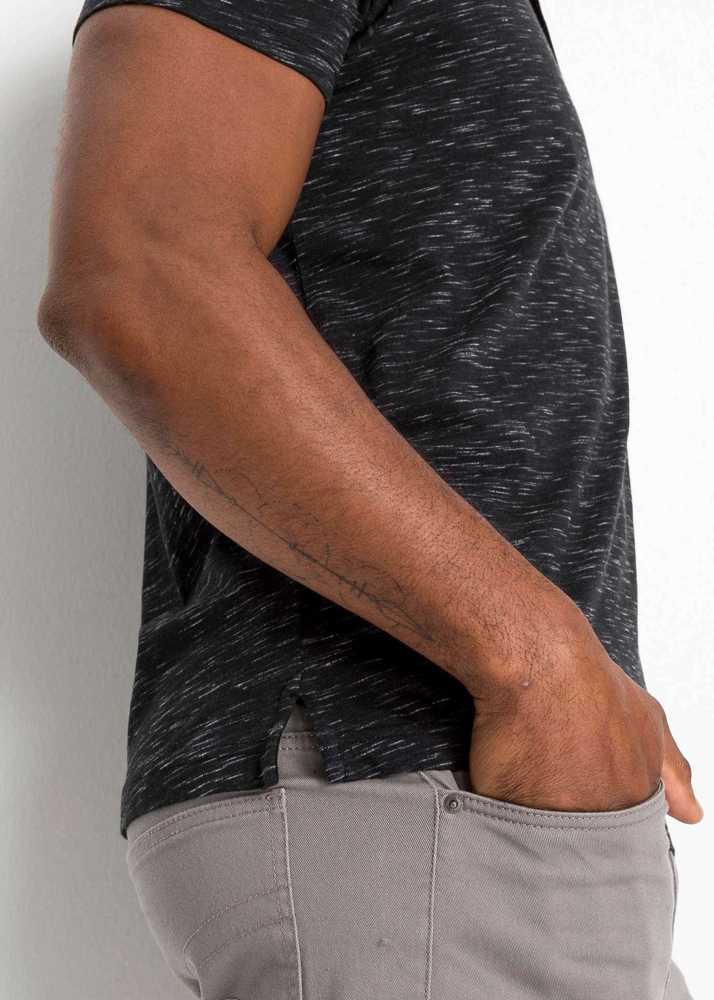 bonprix Poloshirt Regular Fit, Kurzarm, Kragen mit Knopfleiste