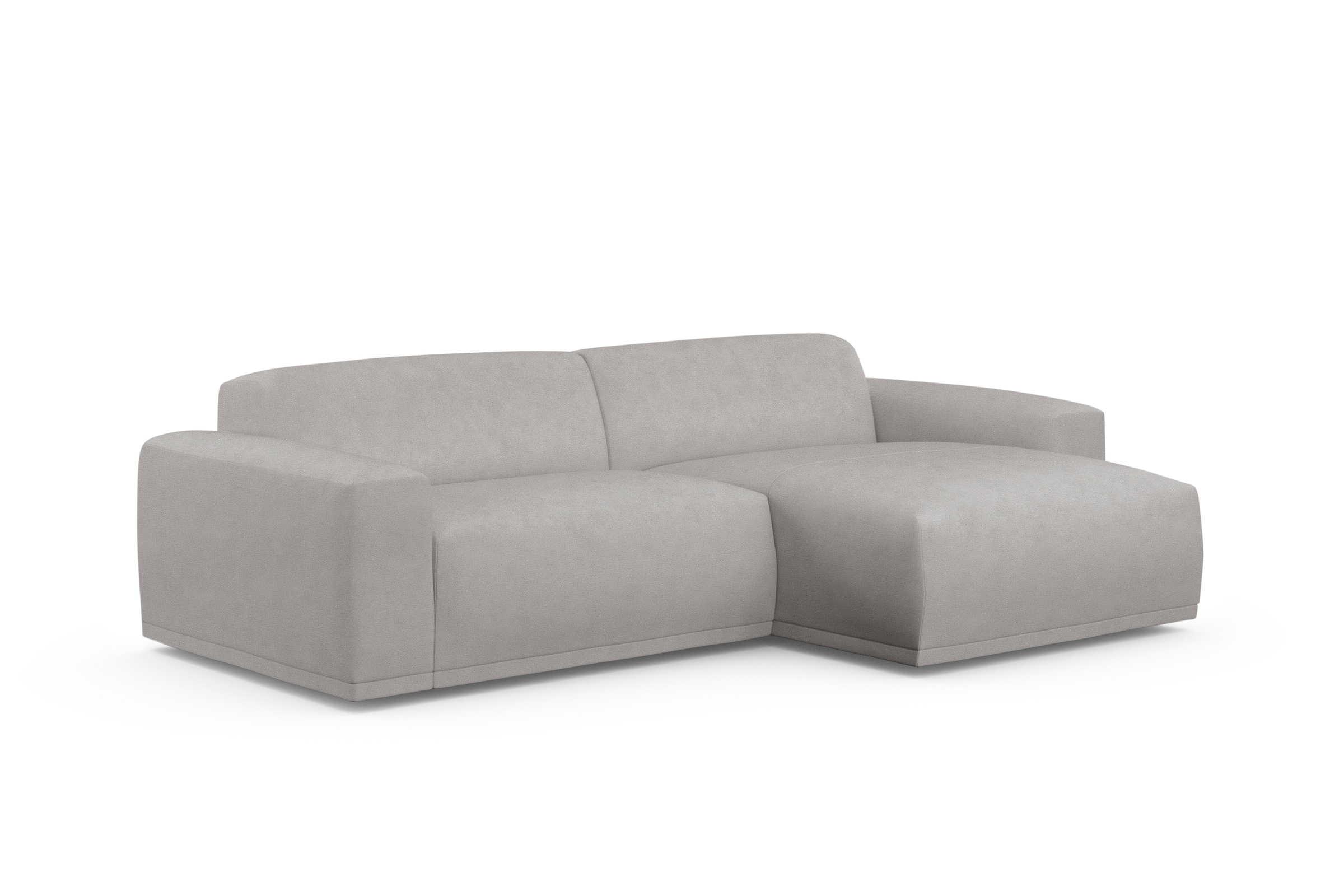 TRENDMANUFAKTUR Ecksofa »Braga, mit hochwertigem Kaltschaum, L-Form, in Cord erhältlich«, (2 St.), modernes Sofa, Couch mit hohem Sitzkomfort, 255/72/160 cm (B/H/T)