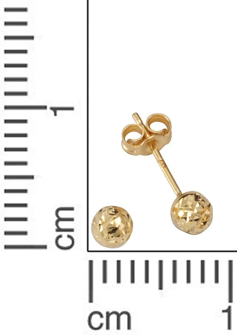 Firetti Paar Ohrstecker »Schmuck Geschenk Gold 375 Ohrschmuck rund diamantiert«