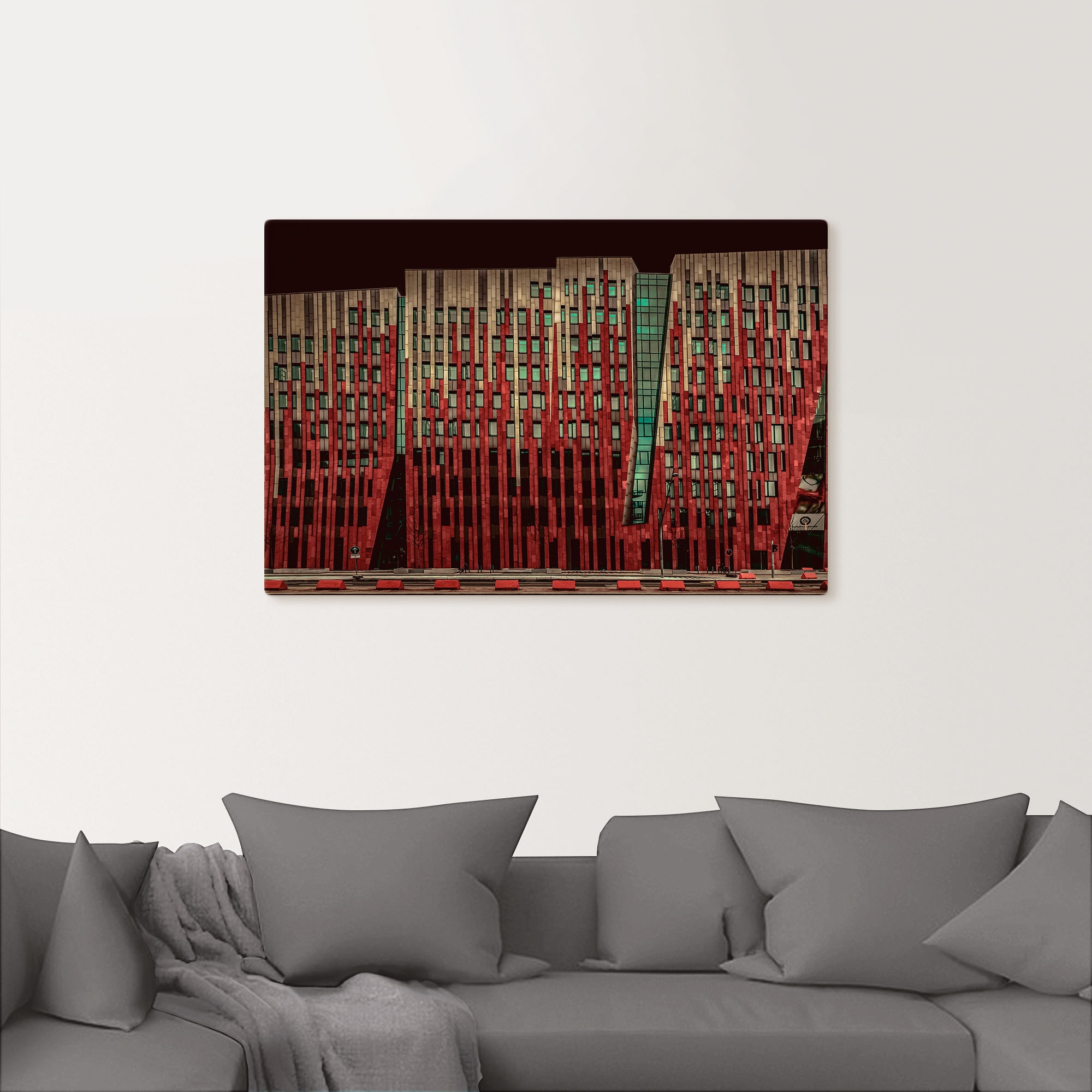 Artland Wandbild »Schnitte«, Gebäude, (1 St.), als Alubild, Leinwandbild, Wandaufkleber oder Poster in versch. Größen