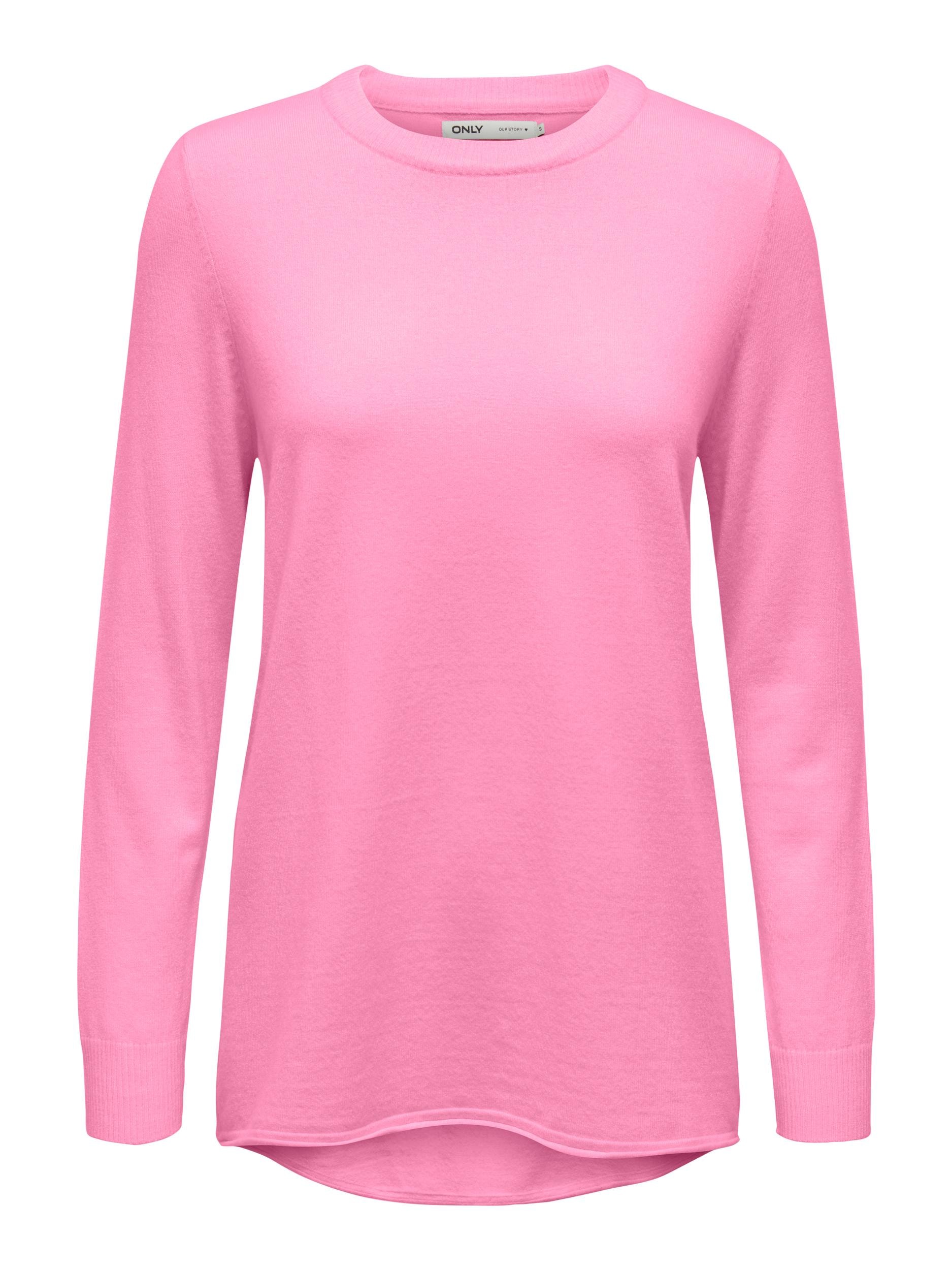 ONLY Rundhalspullover "ONLIBI LS LONG HIGLOW O-NECK CC KNT" günstig online kaufen