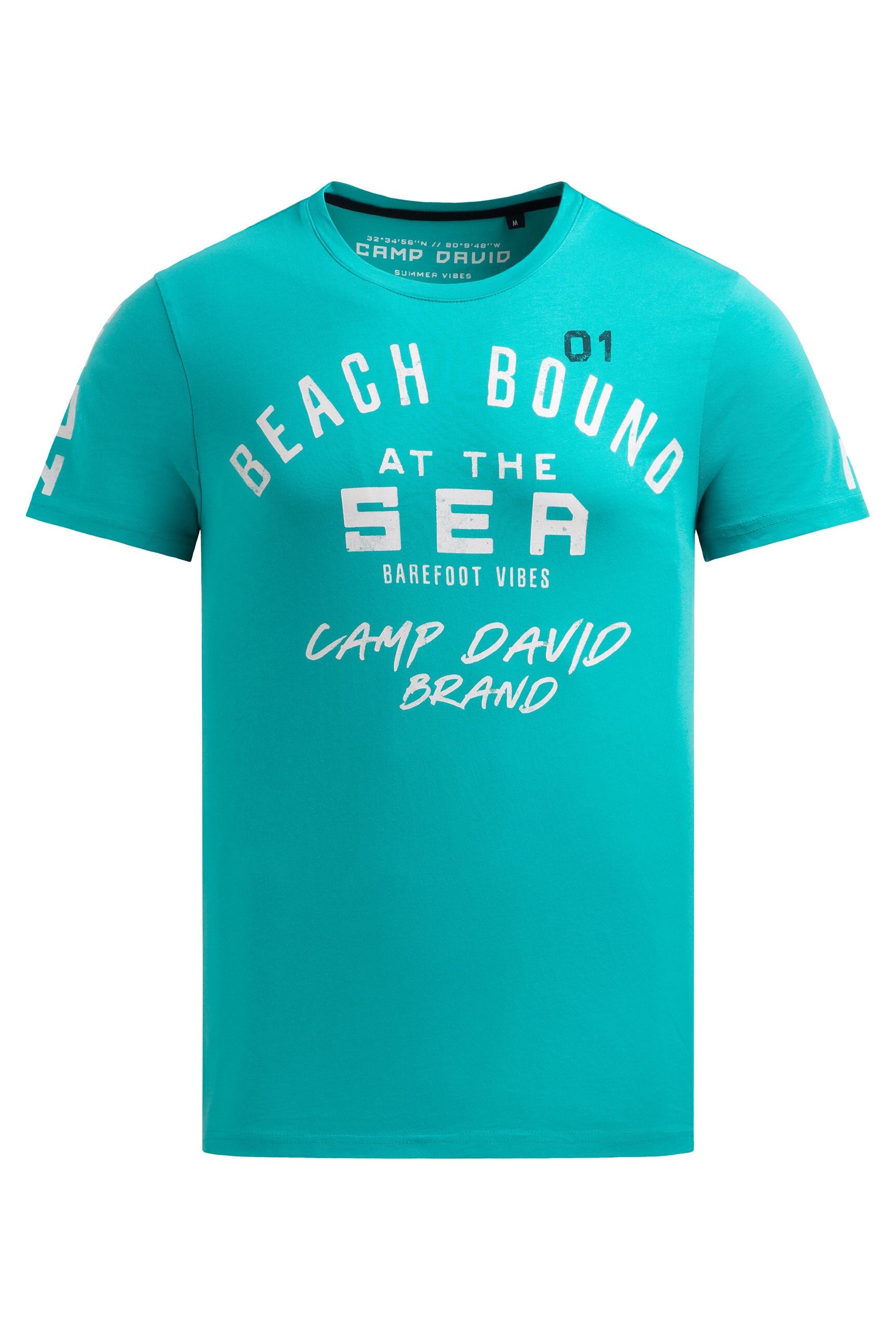 CAMP DAVID Rundhalsshirt aus Baumwolle