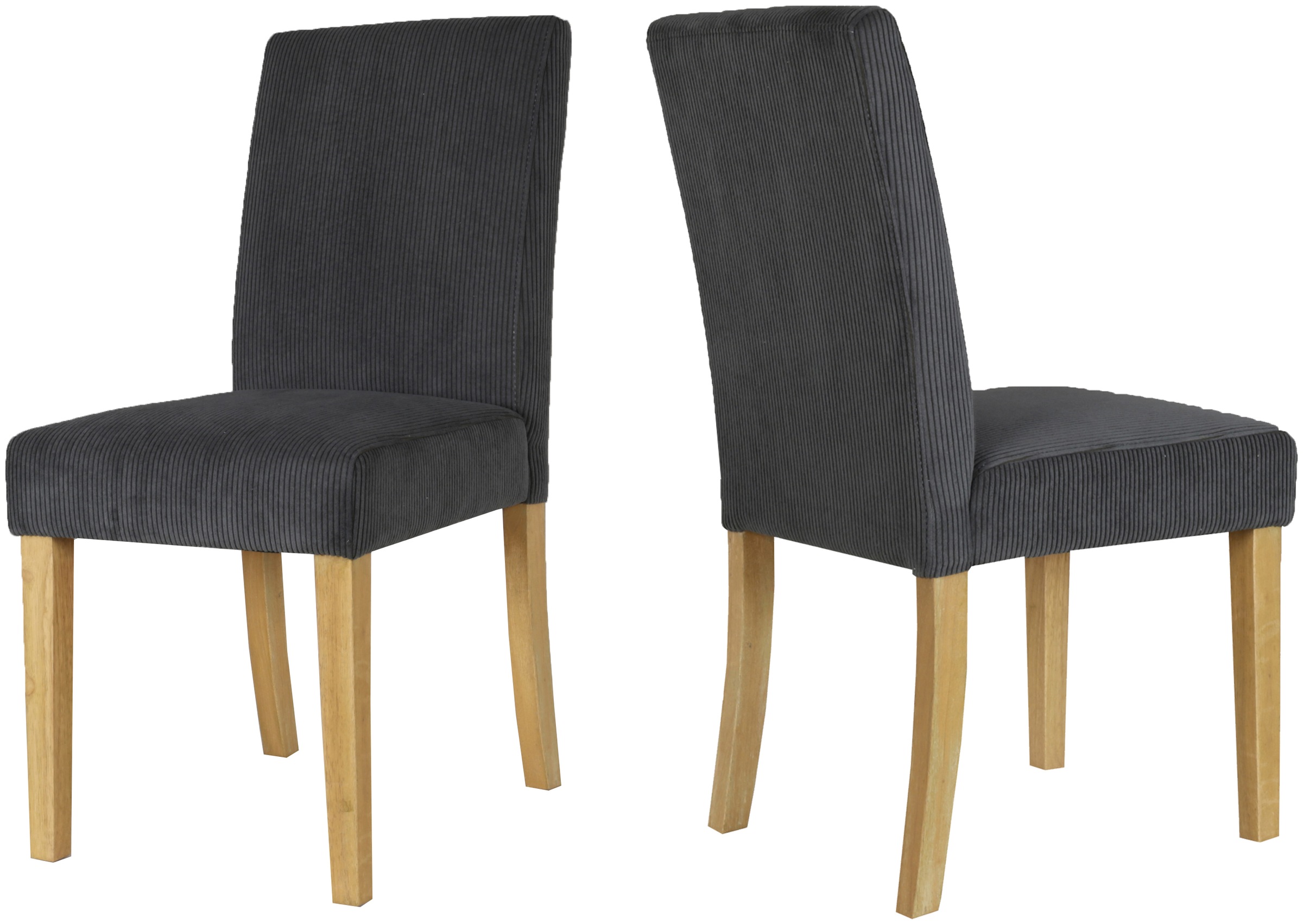 Home affaire Esszimmerstuhl »Winikon, TOPSELLER!«, (Set), 4 St., Cord, Massivholzgestell, moderner Cordbezug, bequem gepolstert