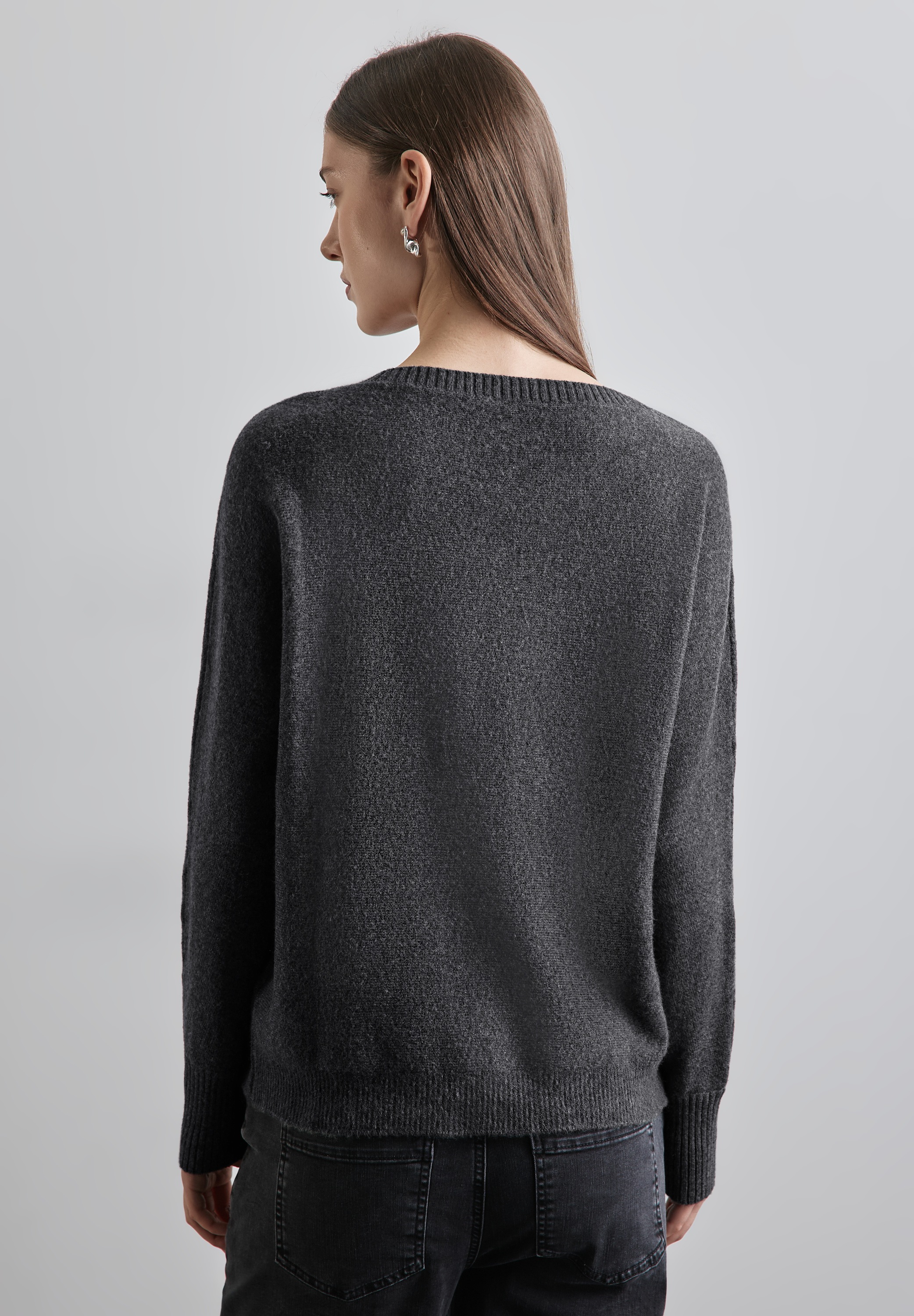 STREET ONE Strickpullover, mit U-Boot-Ausschnitt