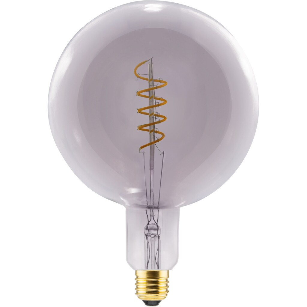 SEGULA LED-Leuchtmittel »LED Grand Globe 200 Curved smokey grau«, E27, Warmweiß
