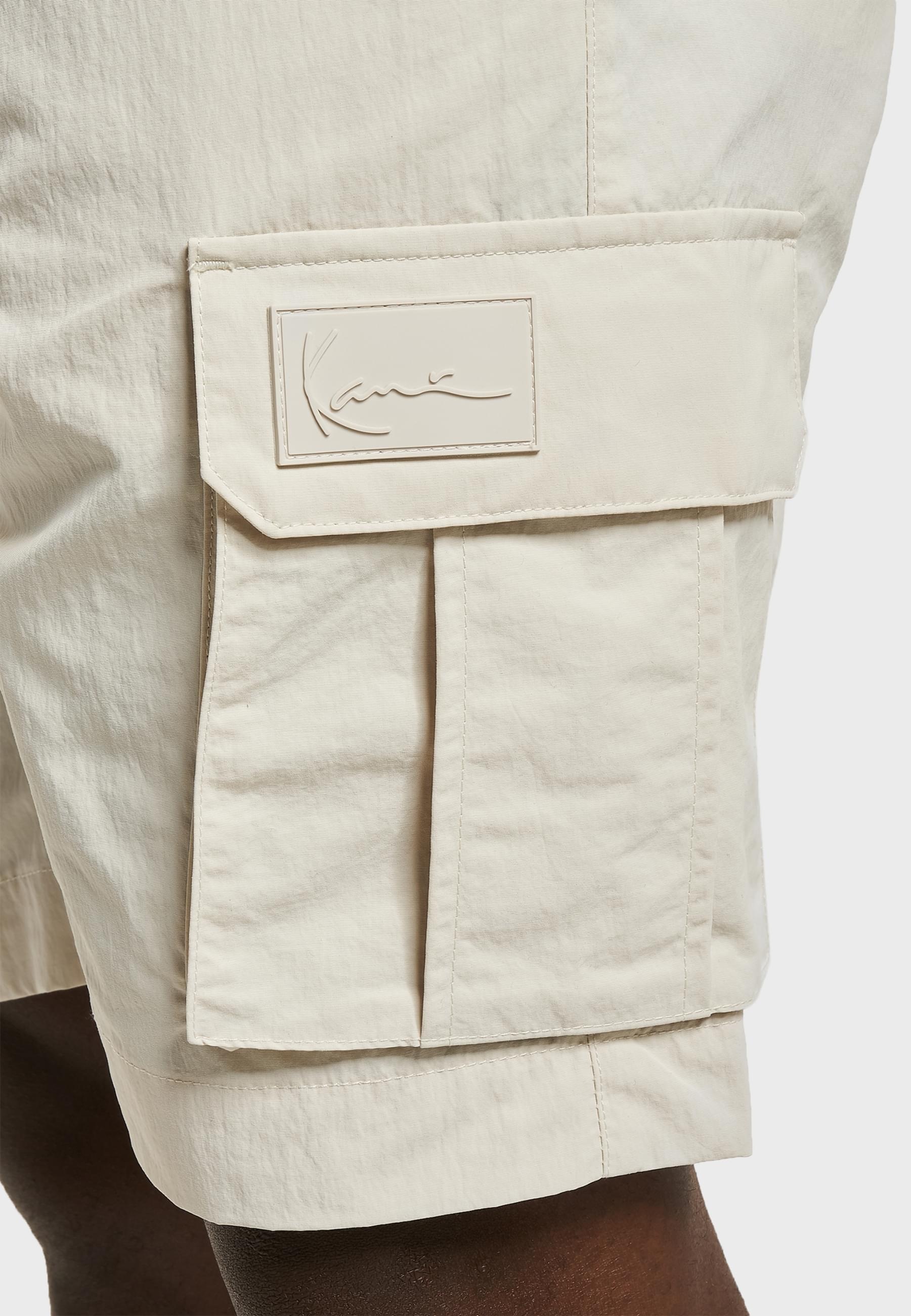 Karl Kani Cargoshorts »Karl Kani Herren KM232-025-2 KK Rubber Signature Cargo Shorts«, (1 tlg.)