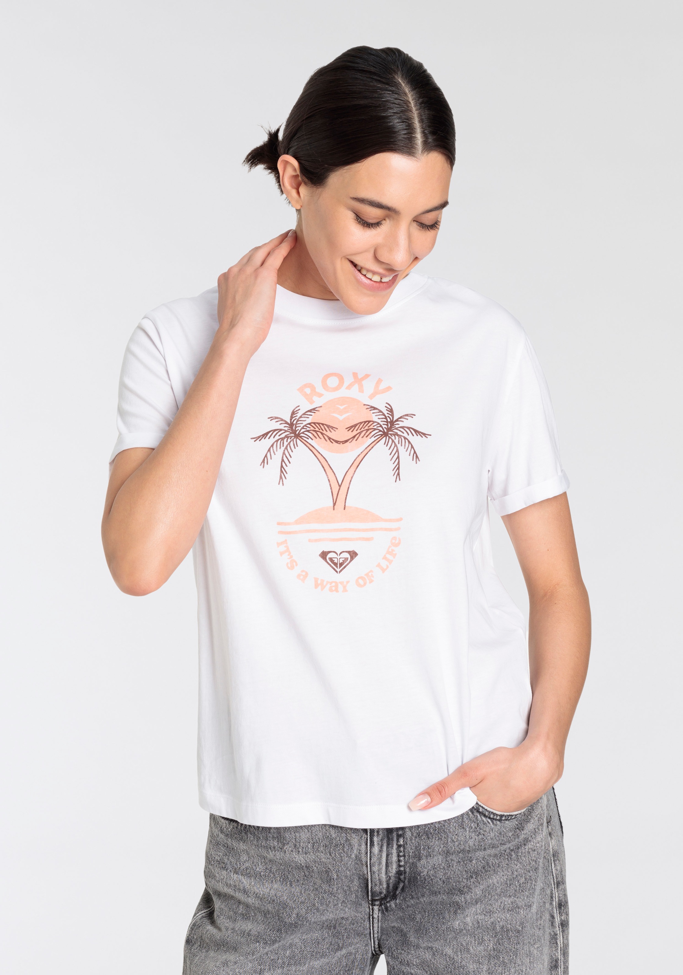 Roxy T-Shirt "PACK SPARKLE EVENING BG" Packung, Doppelpack, 2 Stk. tlg. günstig online kaufen