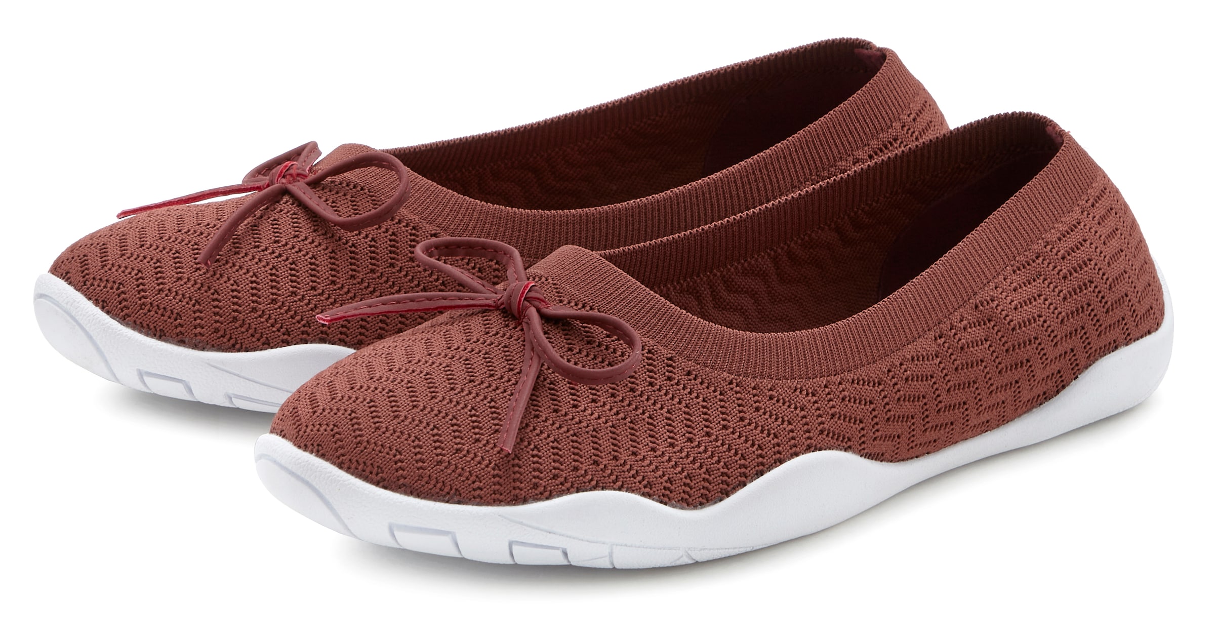 Sneaker Ballerinas »Slip-On-Sneaker«, mit flacher & flexibler Sohle, superleicht,...