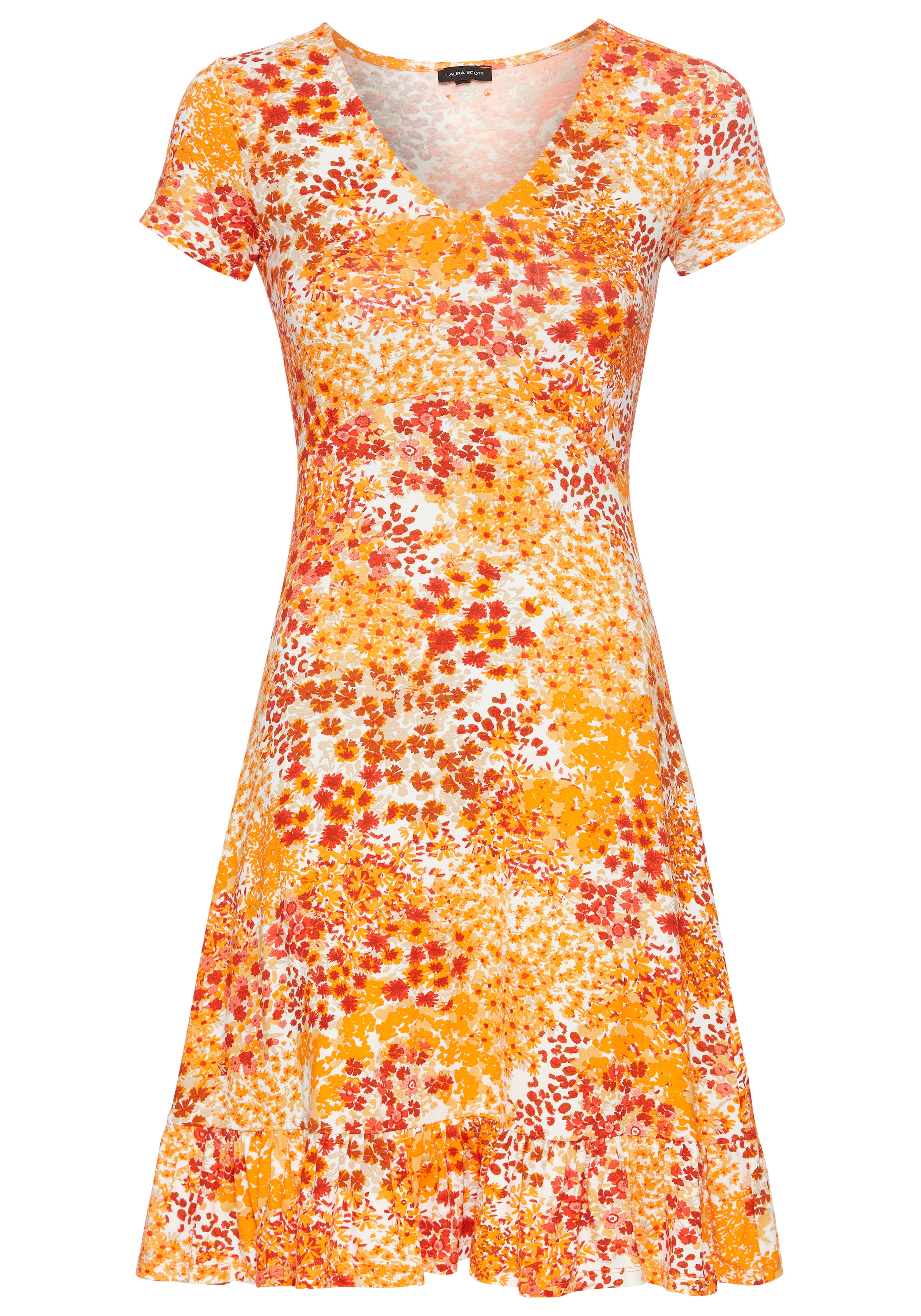 Laura Scott Skaterkleid, sportlich-feminines Skaterkleid, Mini-Länge