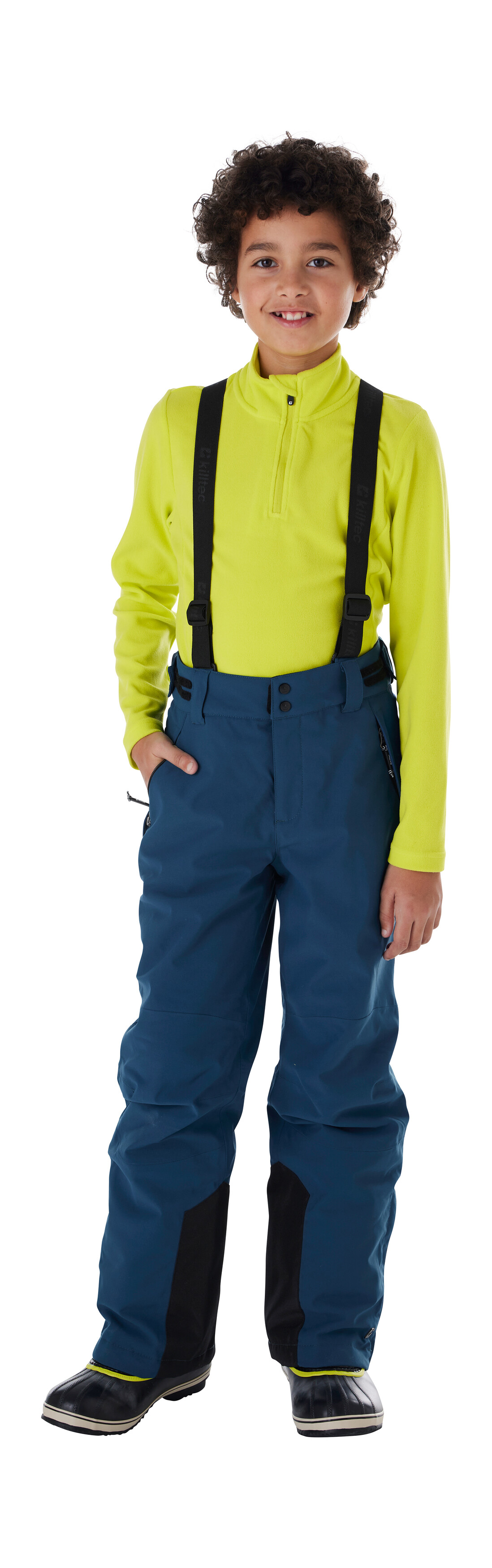 Killtec Skihose "KSW 79 BYS SKI PNTS" Wasserdichte, atmungsaktive Skihose mit abnehmbarem Latz und Stauraum