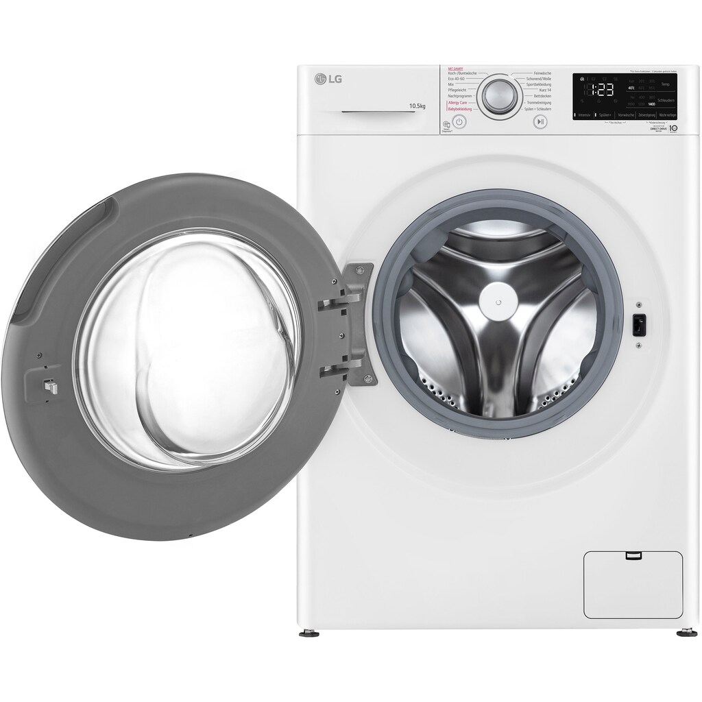 LG Waschmaschine »F4WV32X4«, F4WV32X4, 10,5 kg, 1400 U/min