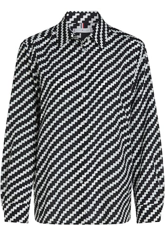 Blusentop »CRV ZIGZAG PRINTED SHIRT«