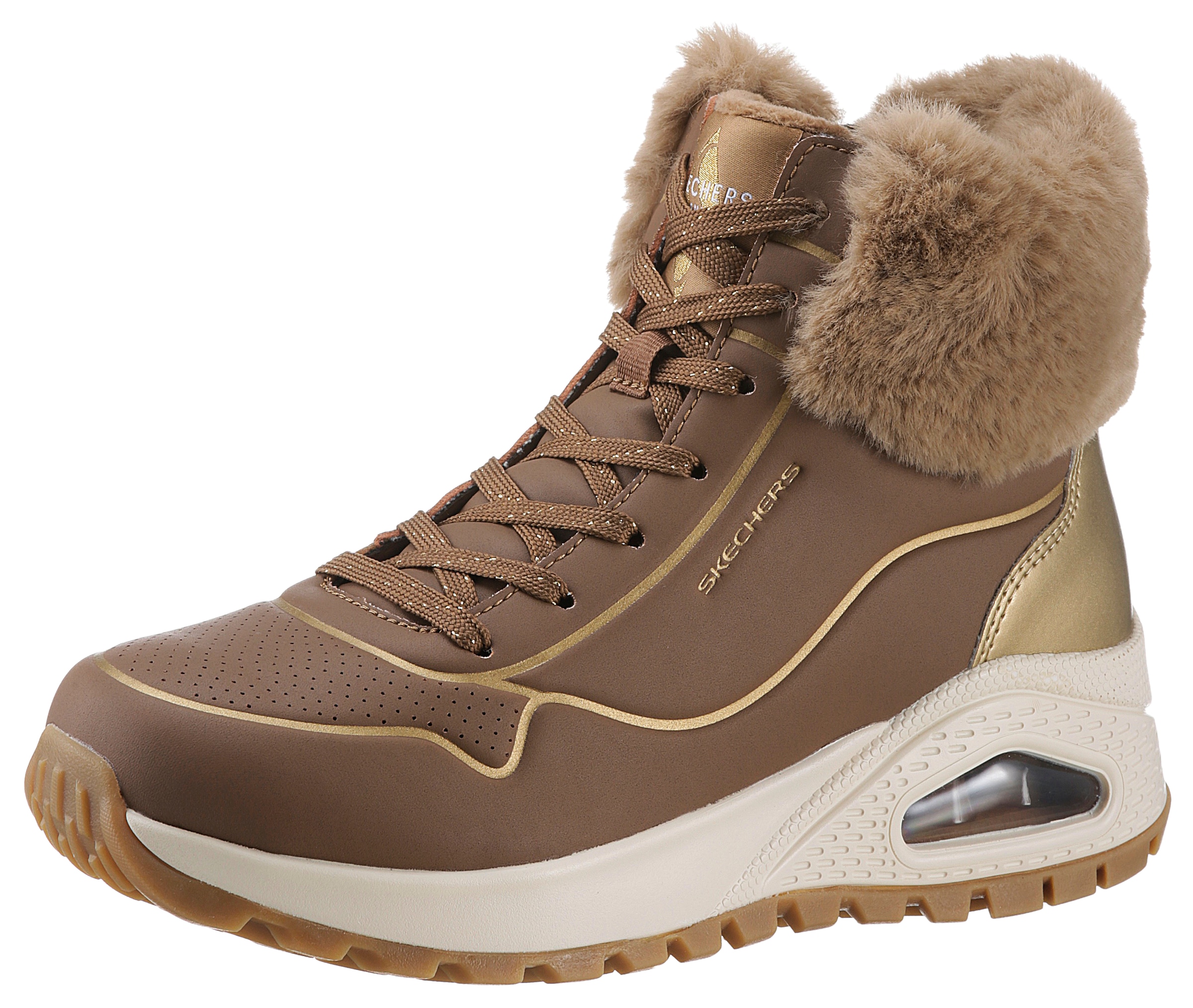 Keilsneaker »UNO RUGGED«, Keilsneaker, Winterboots, Schnürboots mit praktischem...