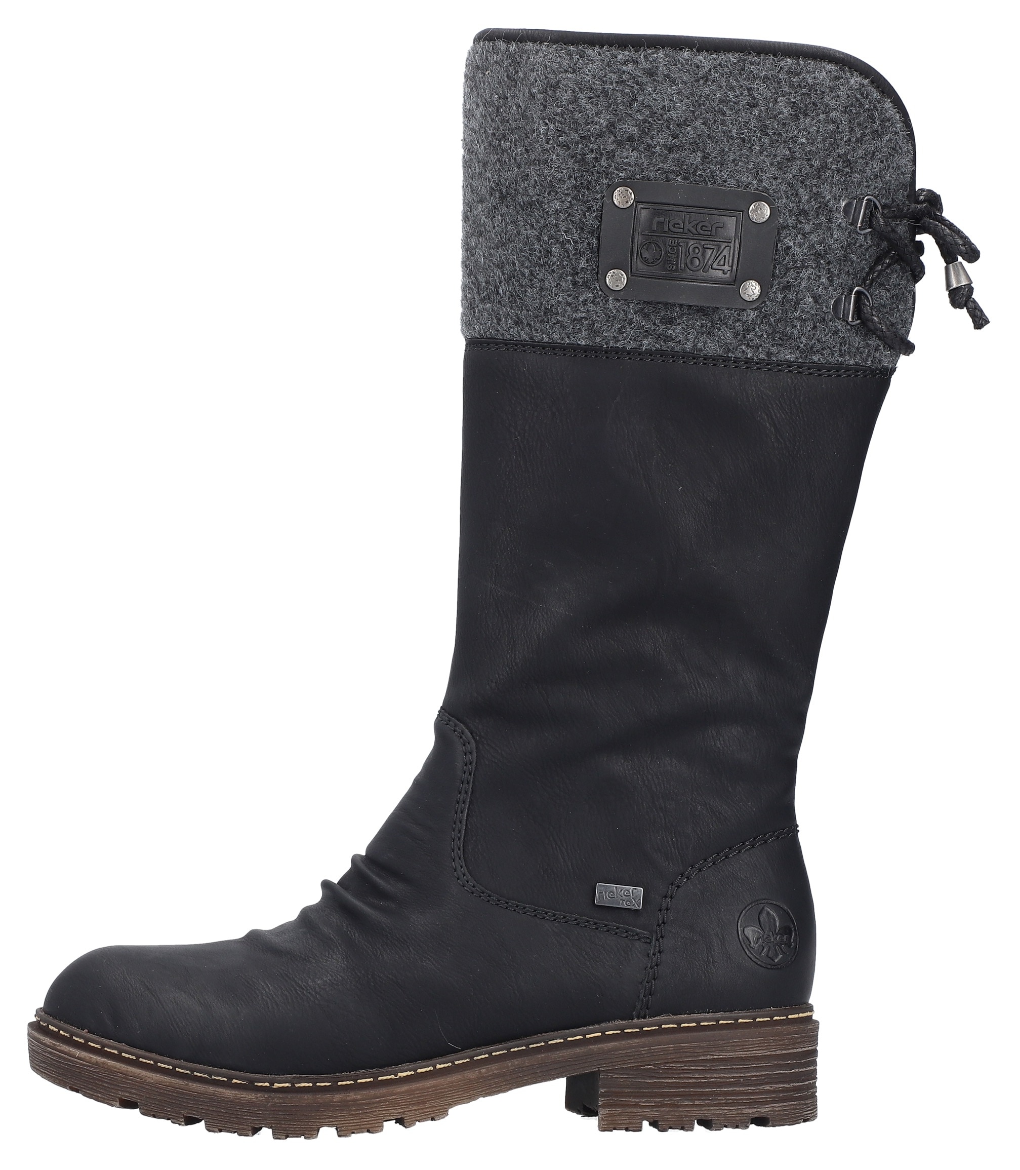 Rieker Winterstiefel, Langschaftstiefel mit wasserabweisender riekerTEX-Membran