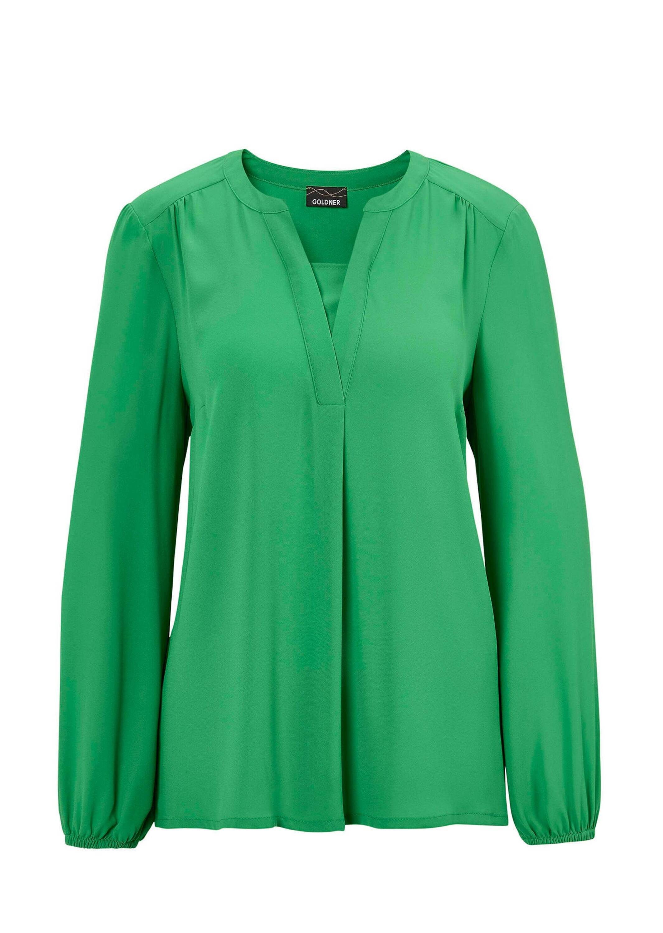 GOLDNER Tunika "Bluse mit Tunika Ausschnitt" Falten günstig online kaufen