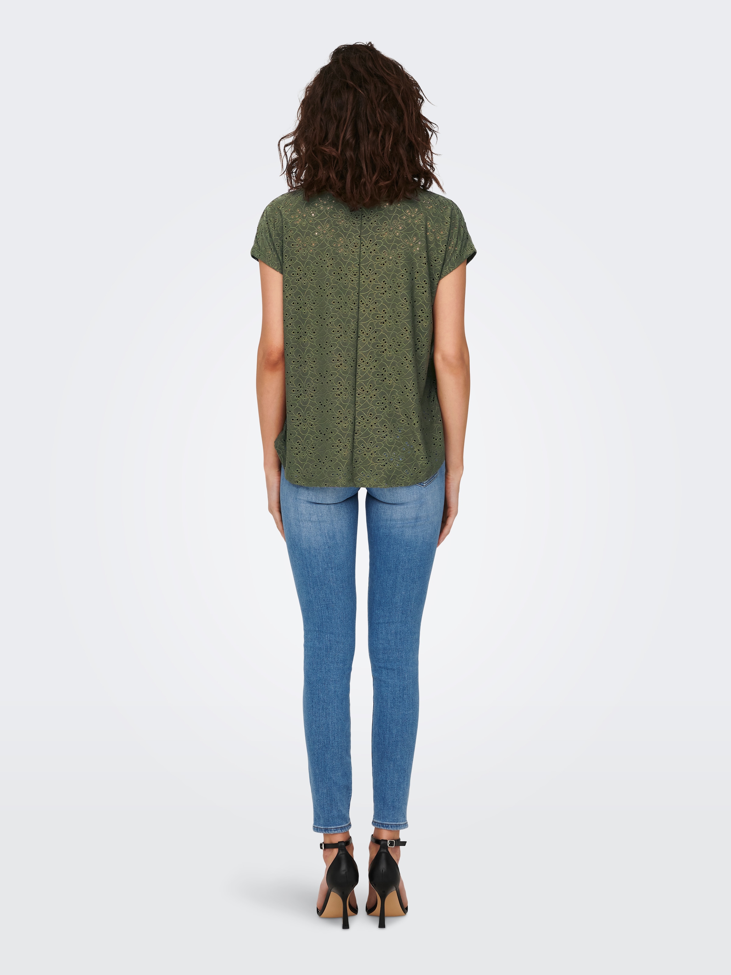 ONLY Onlsmilla Life S/S Top Junior Kalamata Size S 6