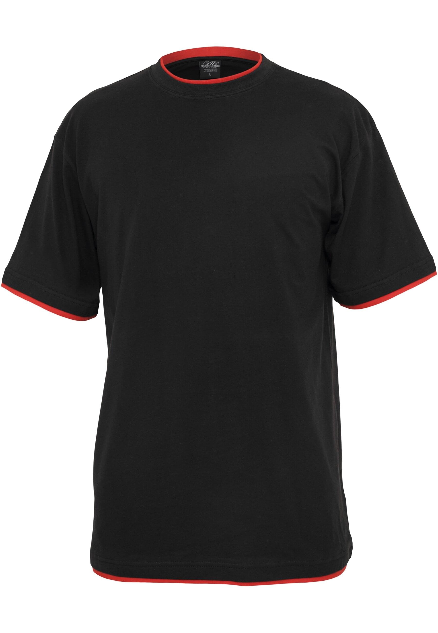 URBAN CLASSICS Kurzarmshirt "Urban Classics Herren Contrast Tall Tee", (1 t günstig online kaufen