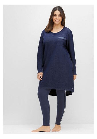 Sheego Sweatkleid »Relax-Sweatshirt«, mit Eingrifftaschen, aus Baumwolle kaufen