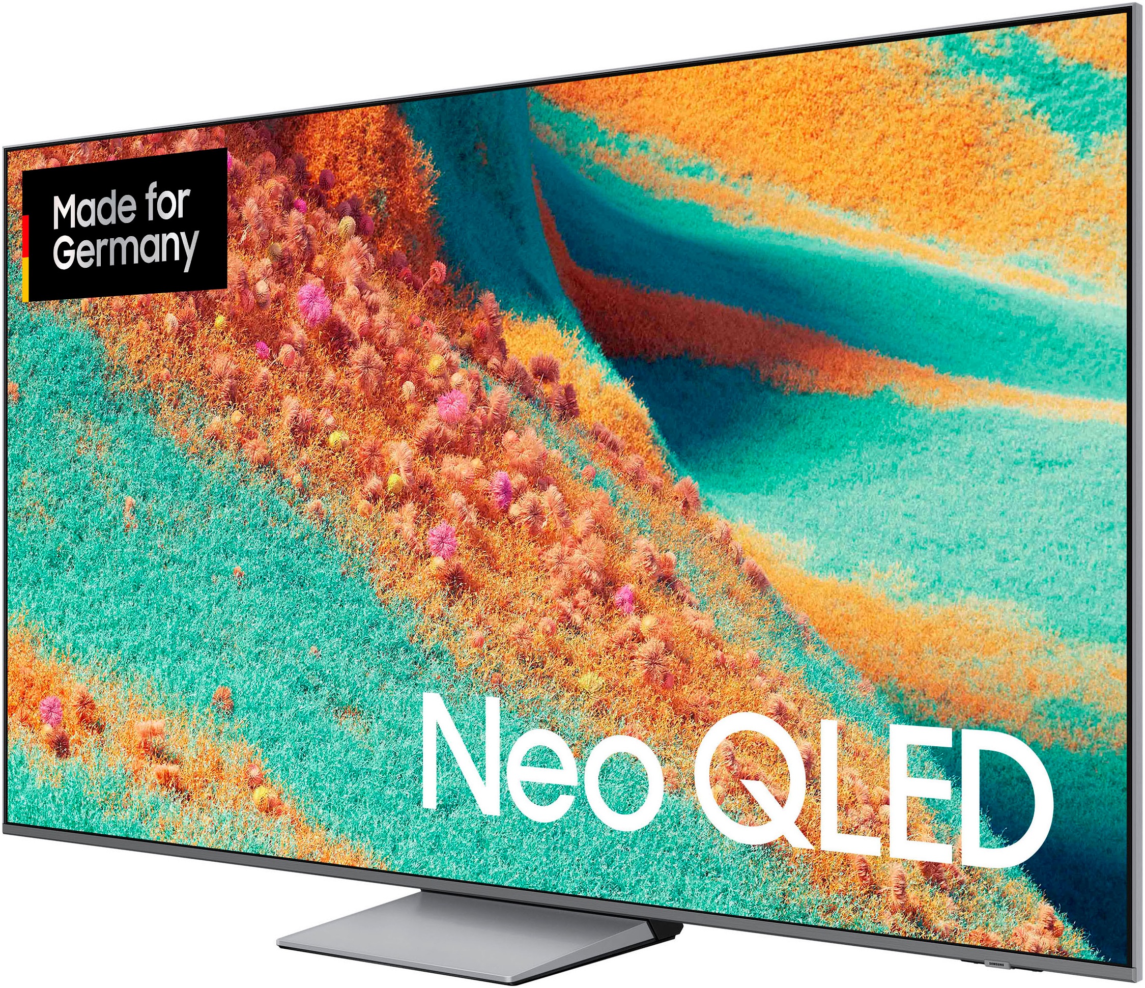 SAMSUNG QLED-Fernseher "GQ75QN85FAU QLED Mini LED-Fernseher", Energieeffizienz: F (A-G), schwarz, 75 ″, Fernseher, NQ HDR+, 4K AI Upscaling, Dolby Atmos & AI Sound, Gaming bis zu 144Hz 2