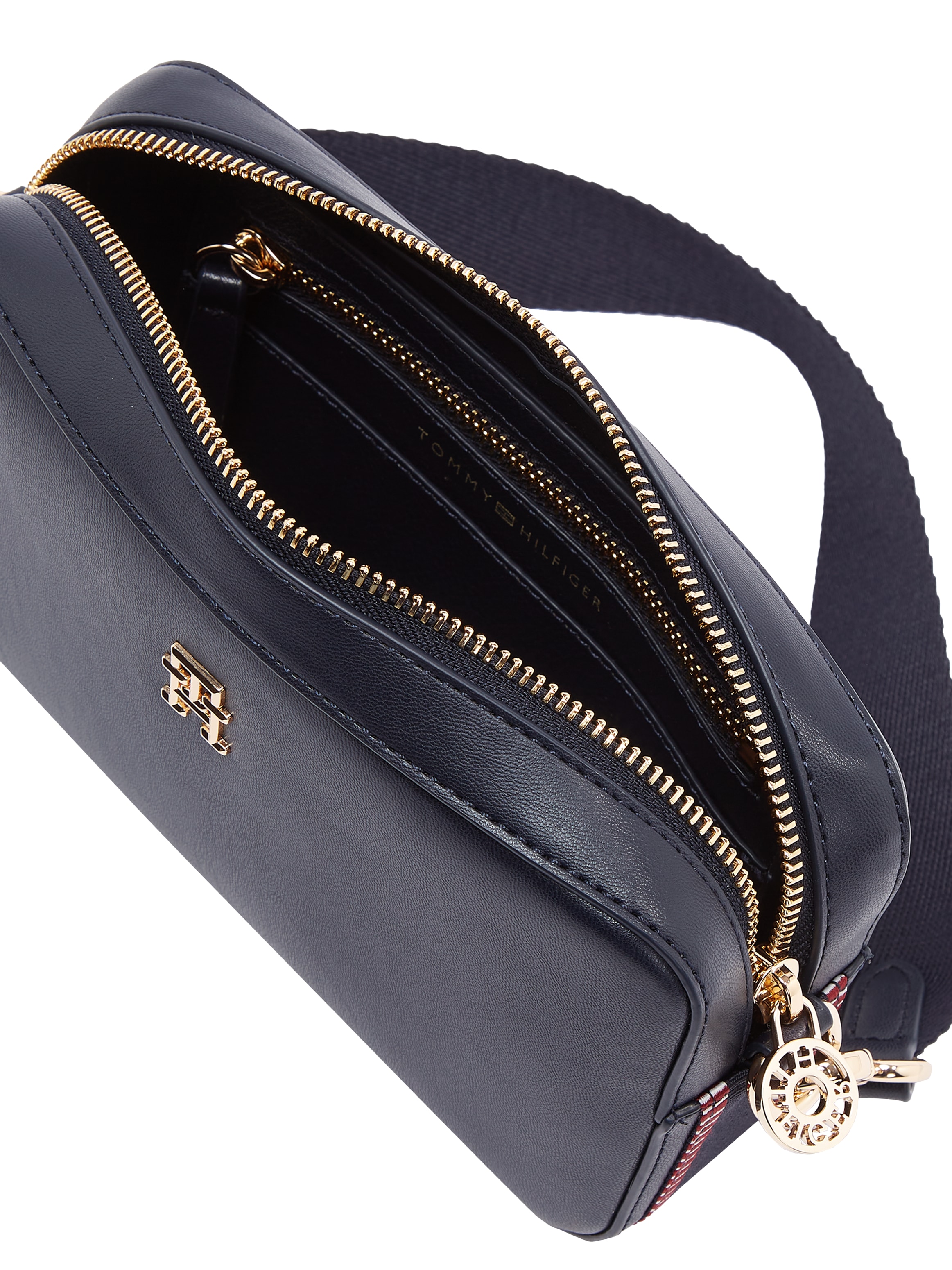 Tommy Hilfiger Umhängetasche »TH DISTINCT CAMERA BAG CORP«, Damen Henkeltasche, Schultertasche, Mini Bag mit TH-Label