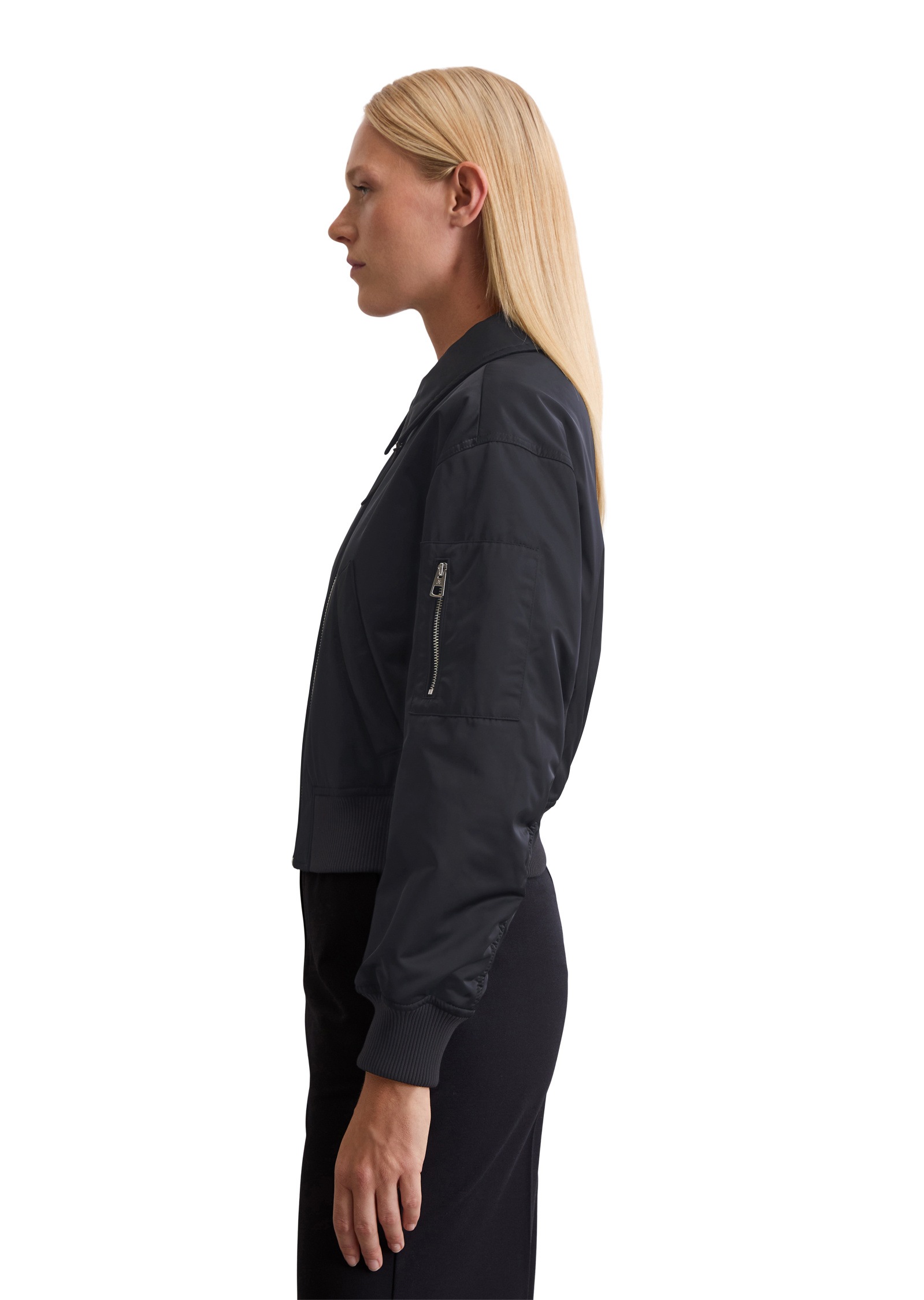 Marc O'Polo Outdoorjacke »aus recyceltem Polyester-Twill«, ohne Kapuze
