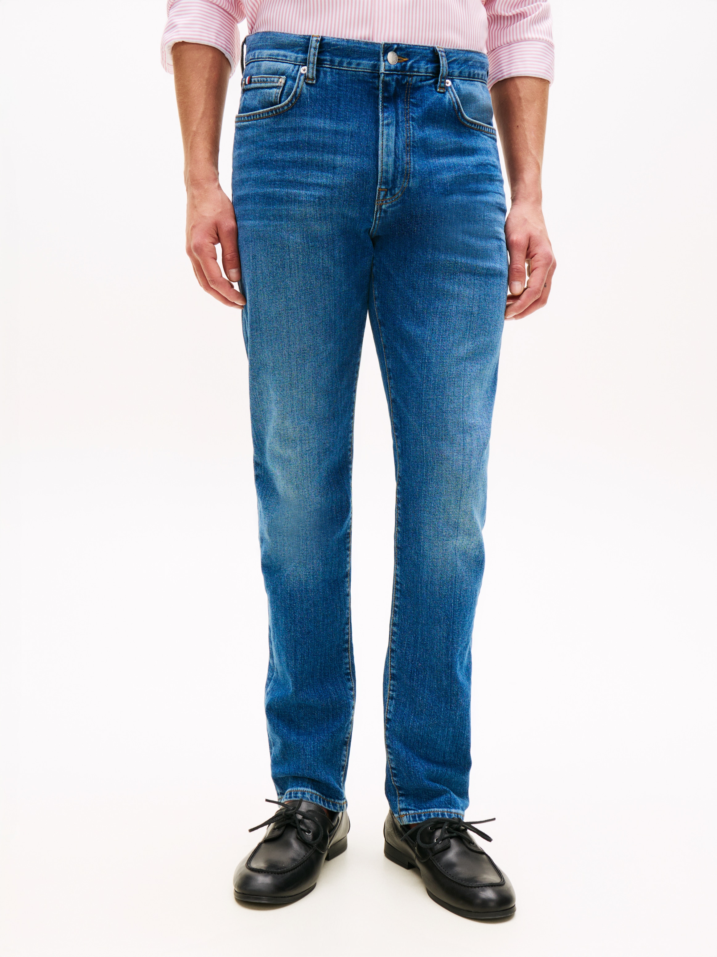 Tommy Hilfiger Slim-fit-Jeans "Denton" Slim Straight fit mit elastischem De günstig online kaufen