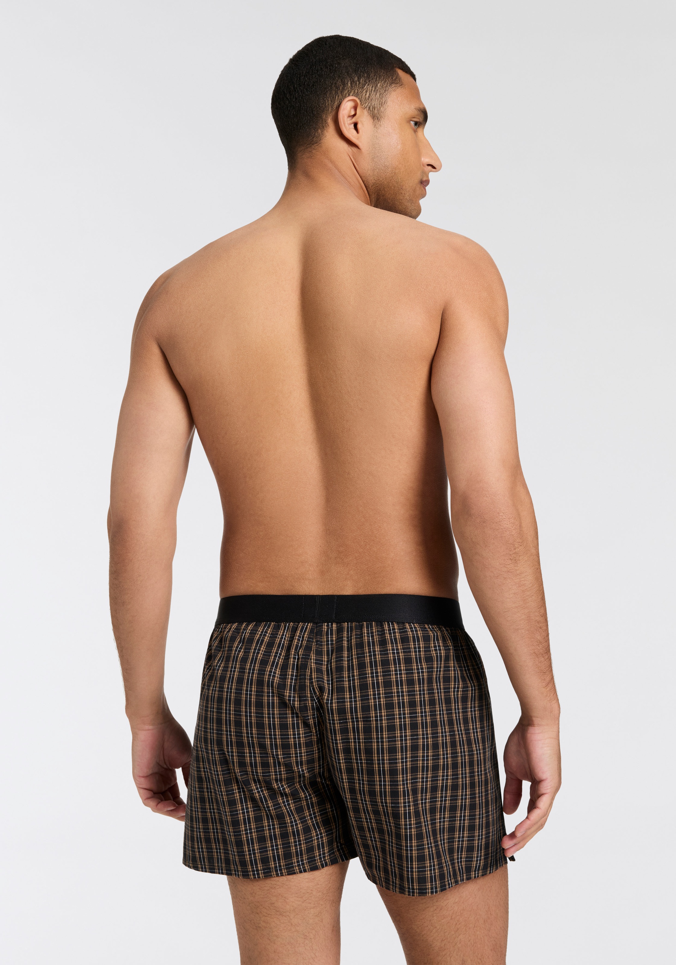 BOSS Pyjamashorts »2P Boxer Shorts EW«, (Packung, 2 tlg., 2er), mit Logobund