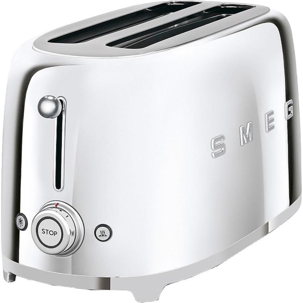 Smeg Toaster »TSF02SSEU«, 2 lange Schlitze, für 2 Scheiben, 1500 W