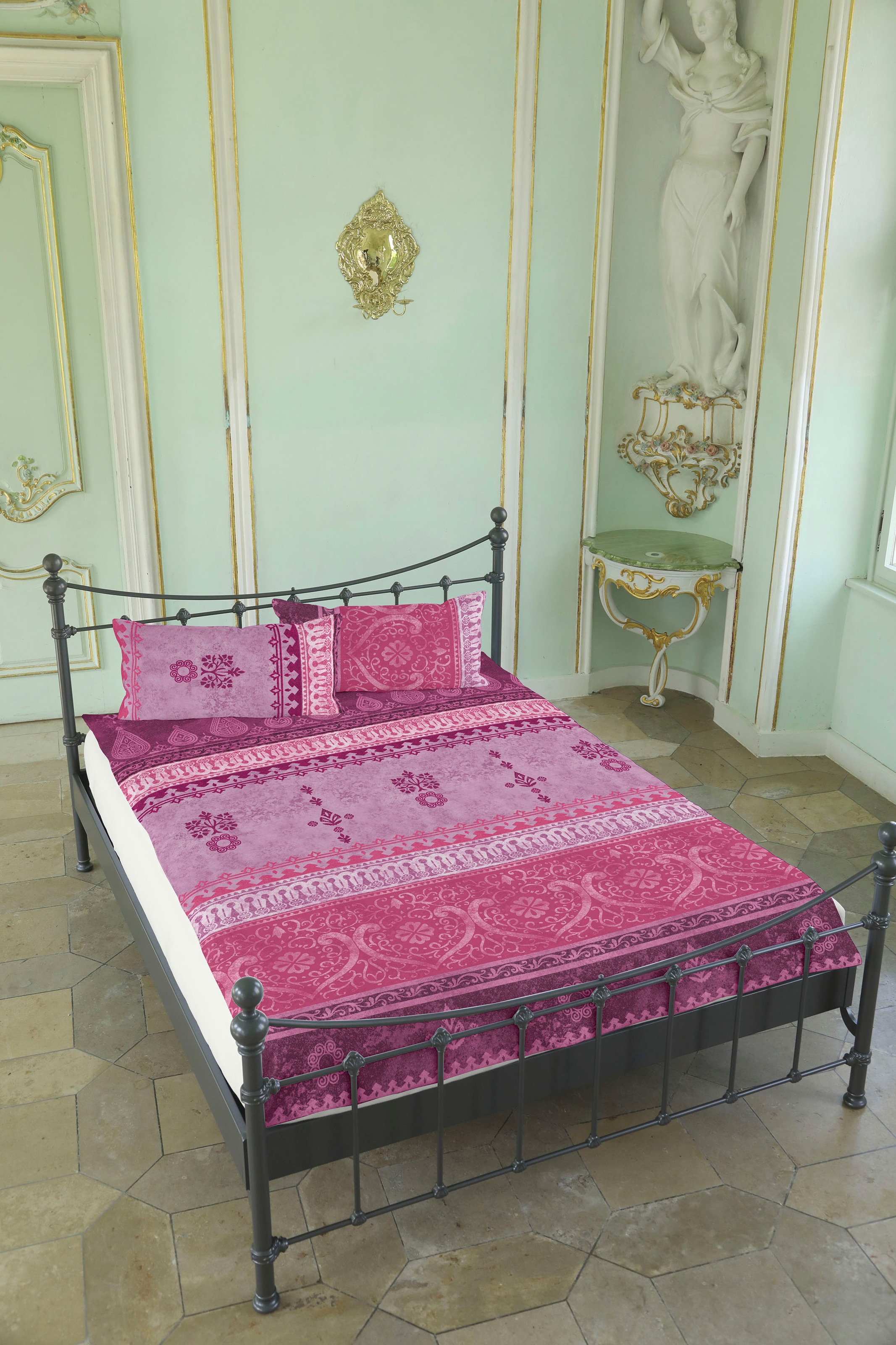 CASATEX Bettwäsche "Indi" 3 tlg. romantisch, orientalisch, weich und gemütl günstig online kaufen