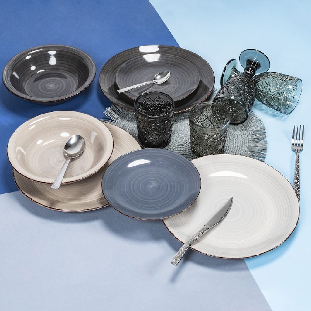 Villa d'Este Gläser-Set »Marrakesch Stones«, (Set, 4 tlg.), Wassergläser-Set, 4-teilig, Inhalt 240 ml