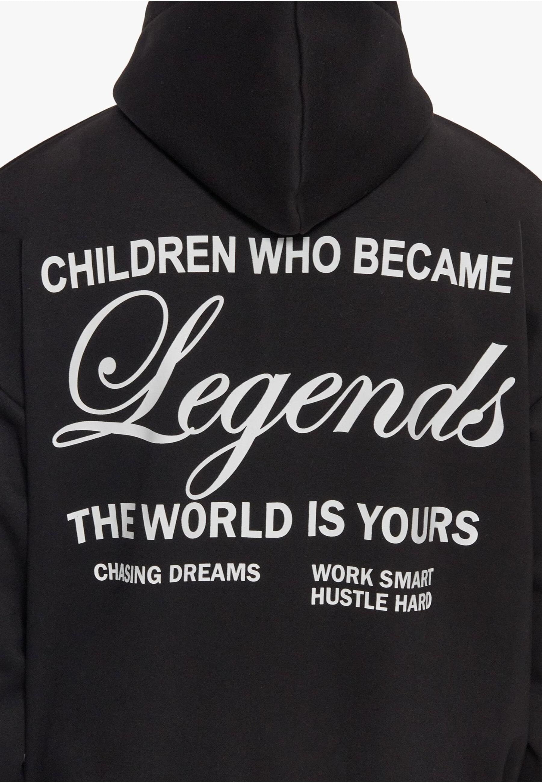 Dropsize Sweatjacke »Dropsize Herren Heavy Oversize Legends Zip Hoodie«