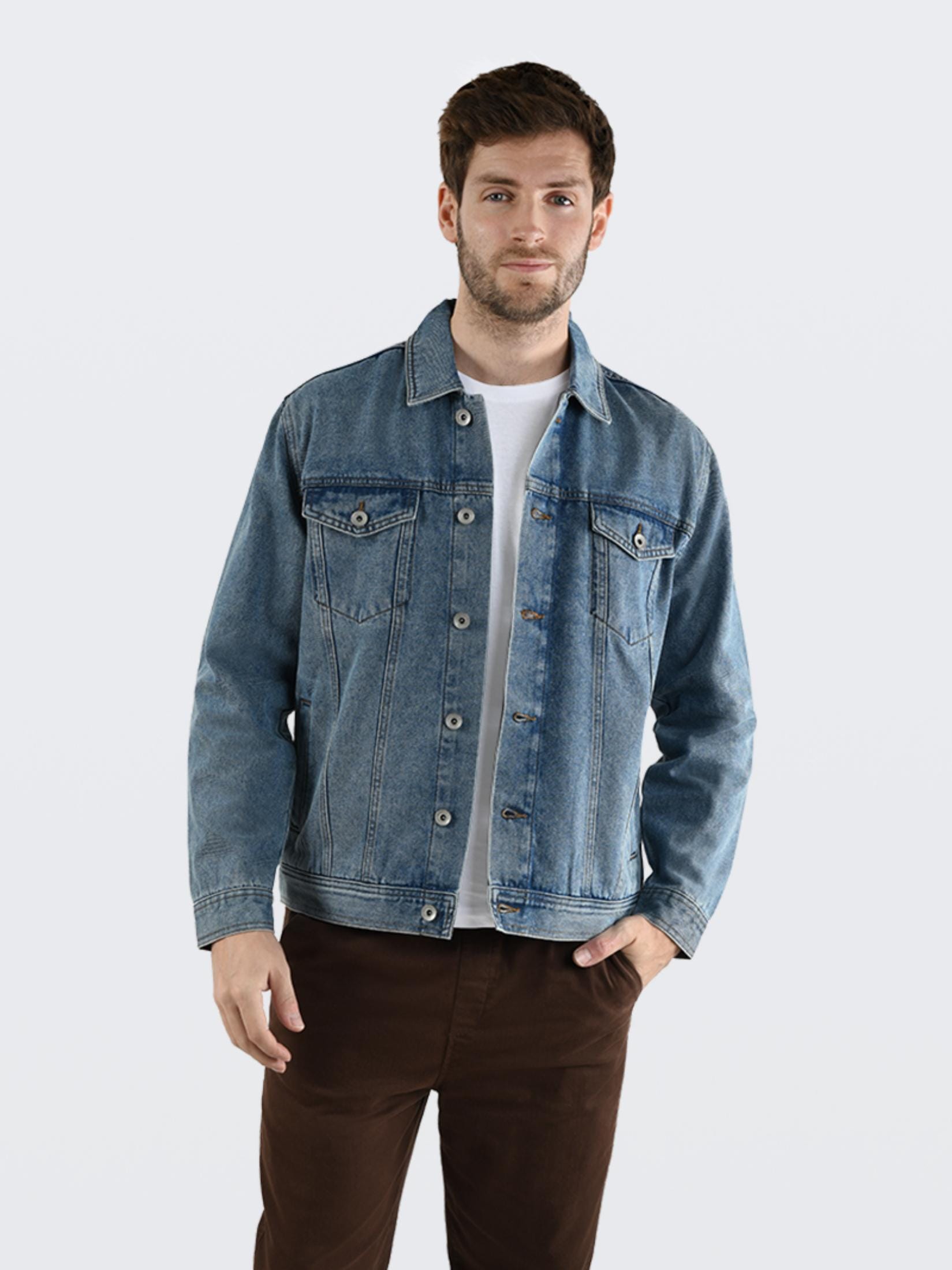 REDEFINED REBEL Funktionsjacke "Redefined Rebel Jacket Duncan Denim" günstig online kaufen