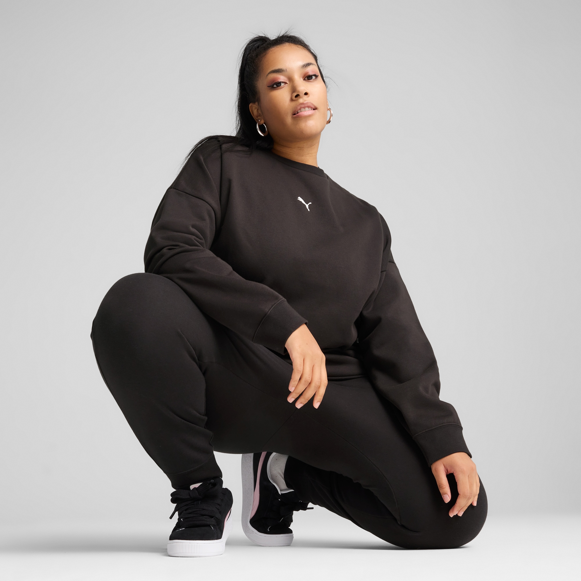 PUMA Langarmshirt »ESS OVERSIZED CREW FL«