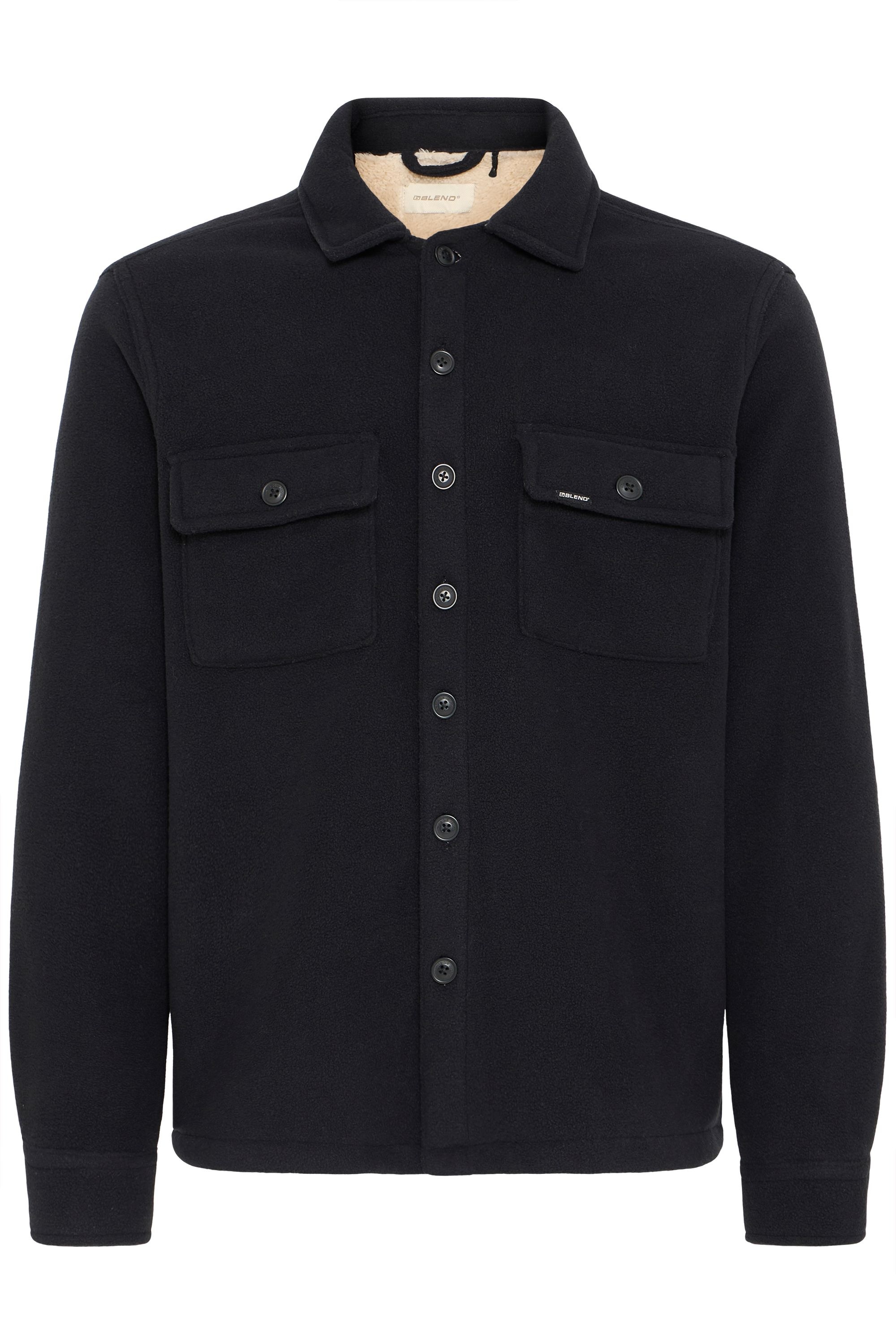 Blend Hemdjacke "BHBAKI" ohne Kapuze Stilvolle Hemdjacke mit Brusttaschen günstig online kaufen