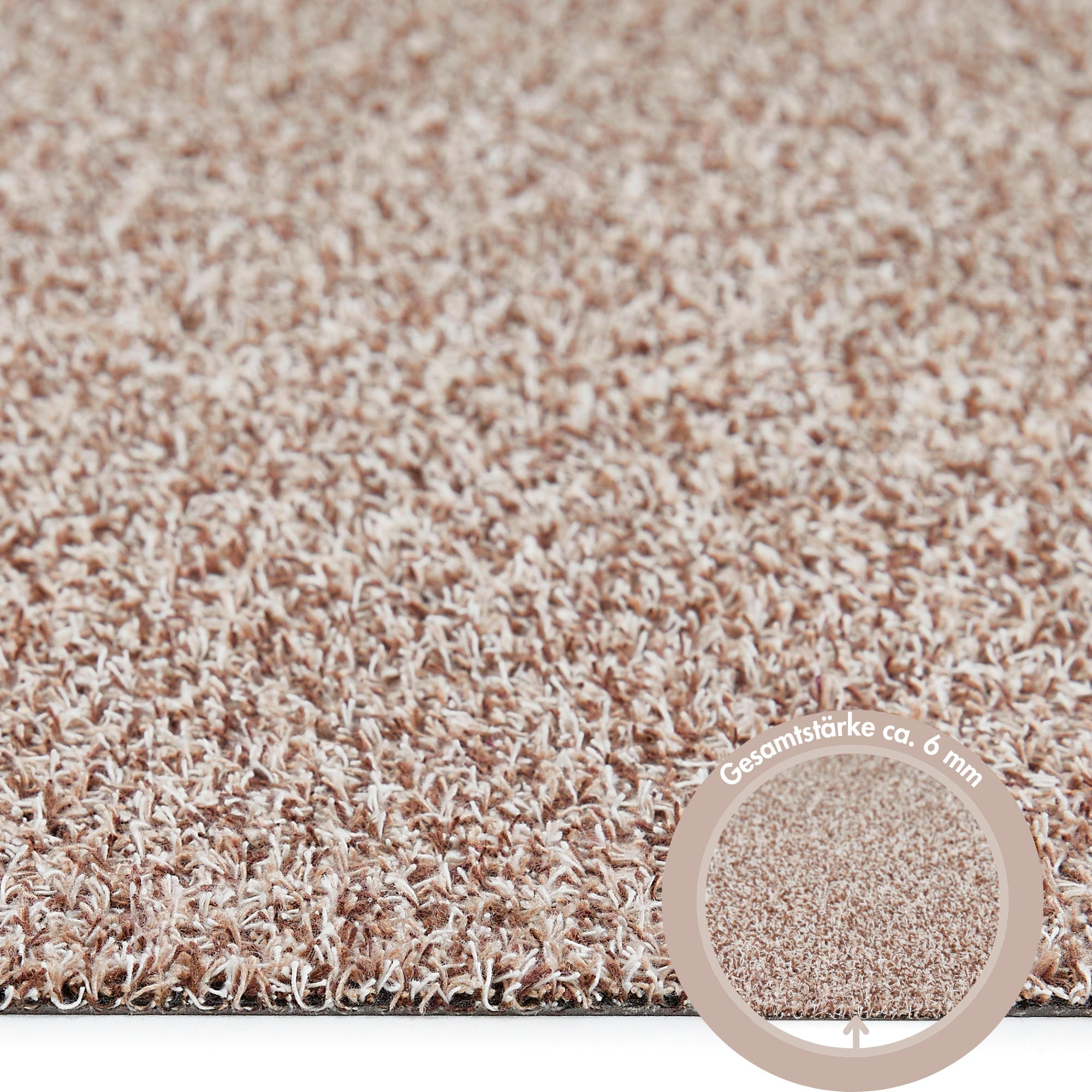 Andiamo Fußmatte »Samson, Made in Netherlands«, rechteckig, 6 mm Höhe, Schmutzfangmatte, waschbar, rutschhemmend, auch als 2er Set erhältlich