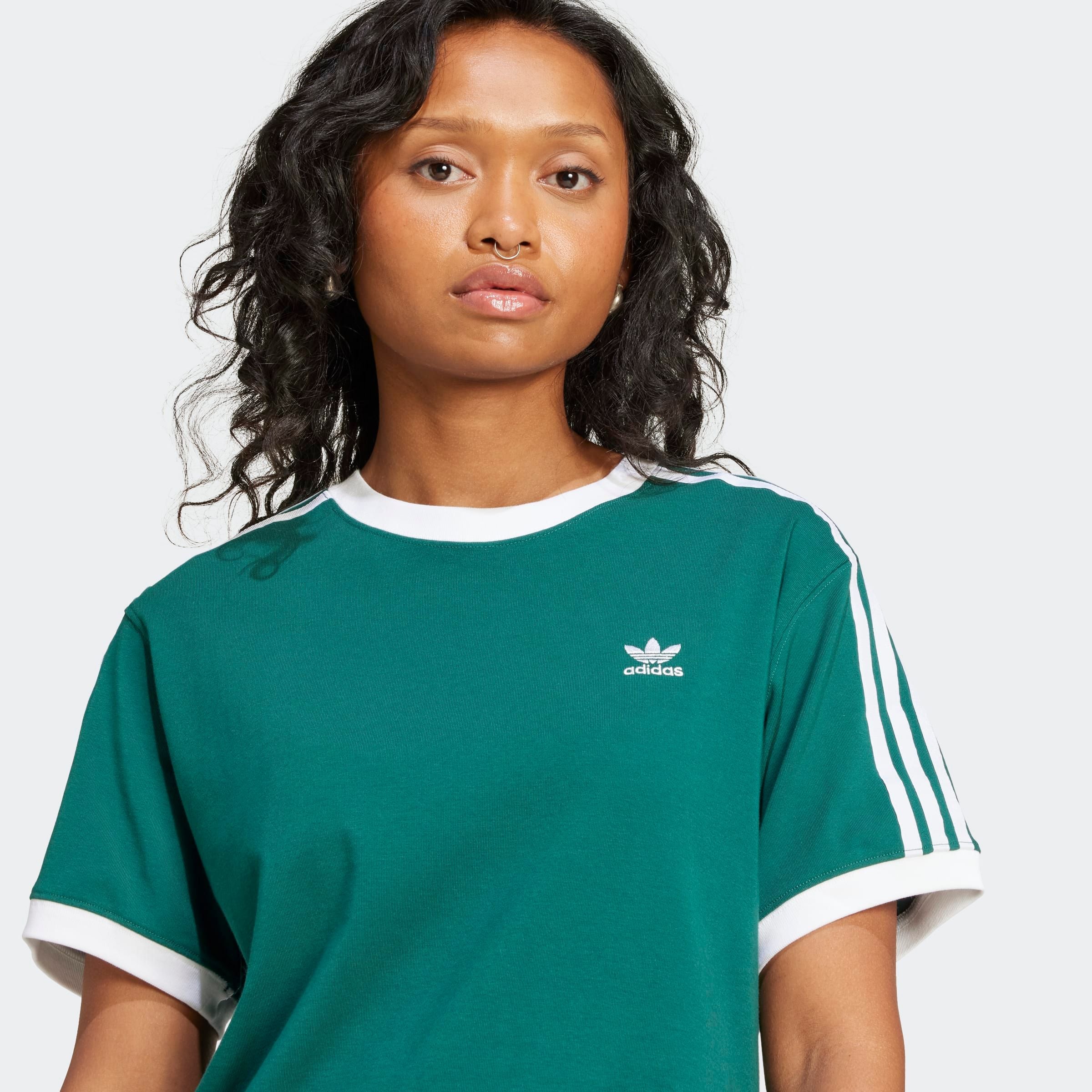 adidas Originals T-Shirt »3 STRIPE TEE«, drei Streifen Shirt mit Trefoil Logo