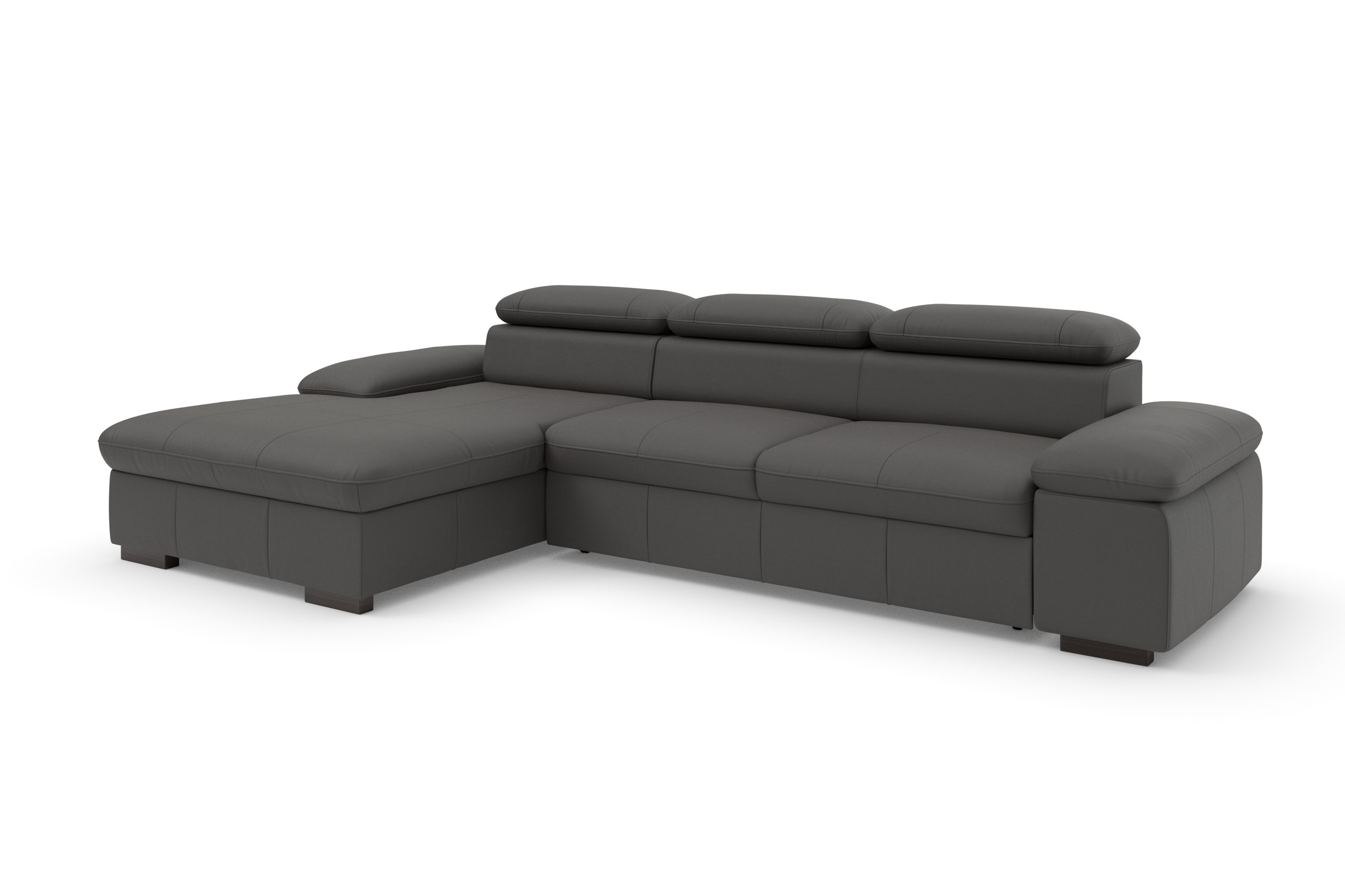 Home affaire Ecksofa »Alberto L-Form«, mit Kopfteilverstellung, wahlweise mit Bettfunktion