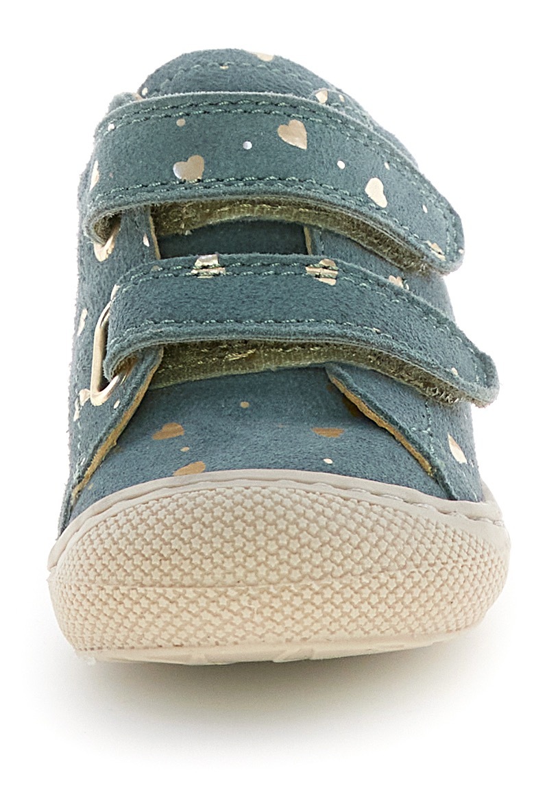 Naturino Lauflernschuh »Cocoon«, Klettschuh mit Metallic-Herzchen, Größenschablone zum Download