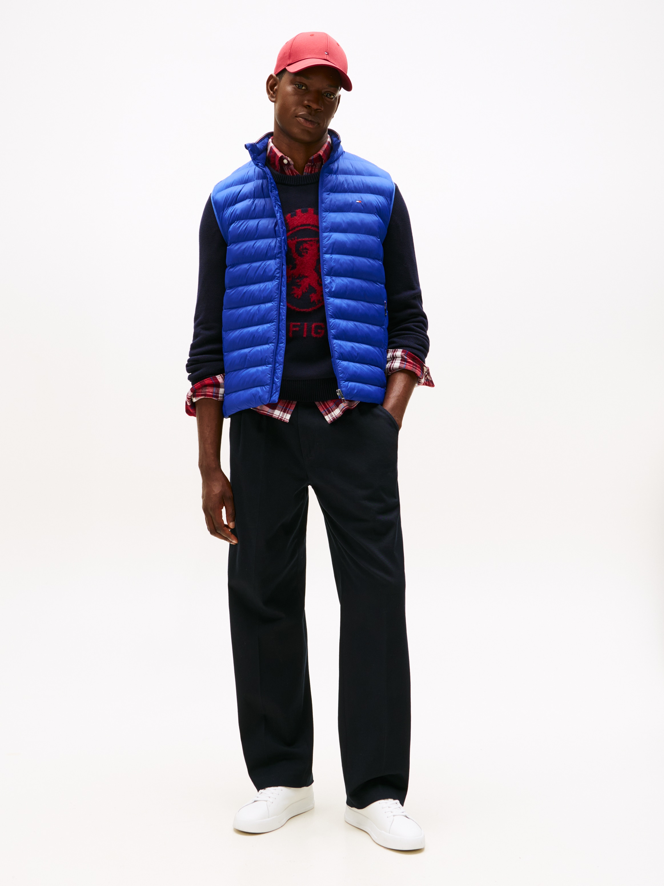 Tommy Hilfiger Steppweste »PACKABLE RECYCLED VEST«, mit Logostickerei