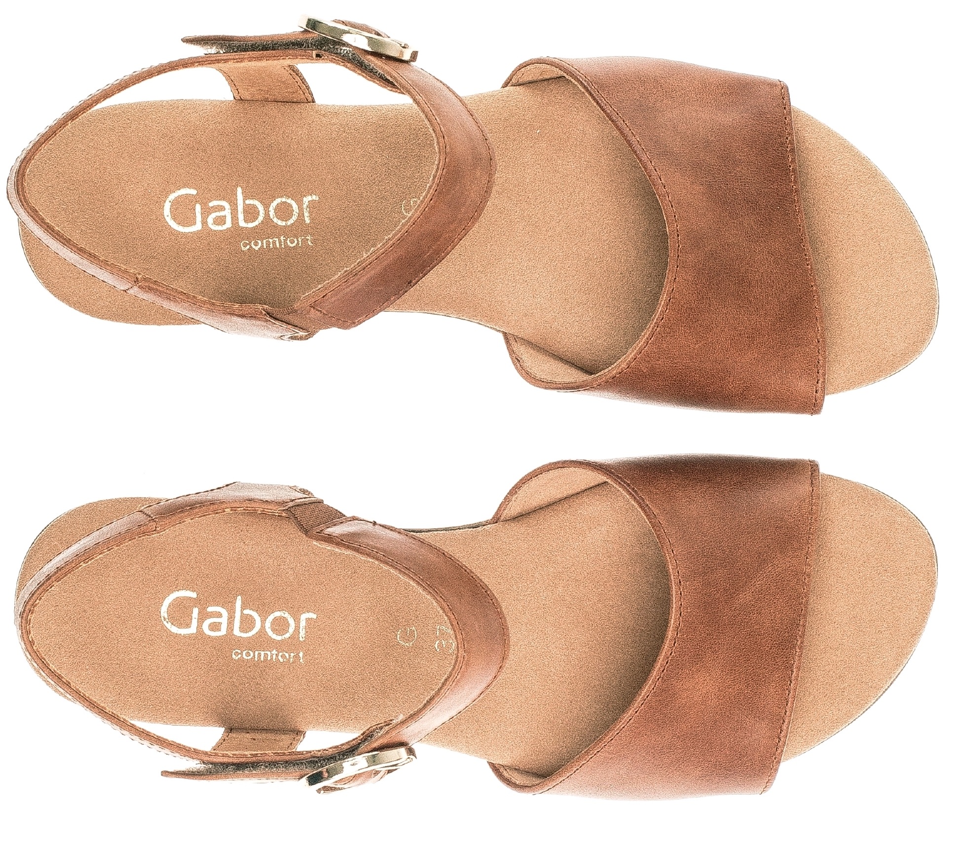 Gabor Kreta Sandals Camel Size 37 6
