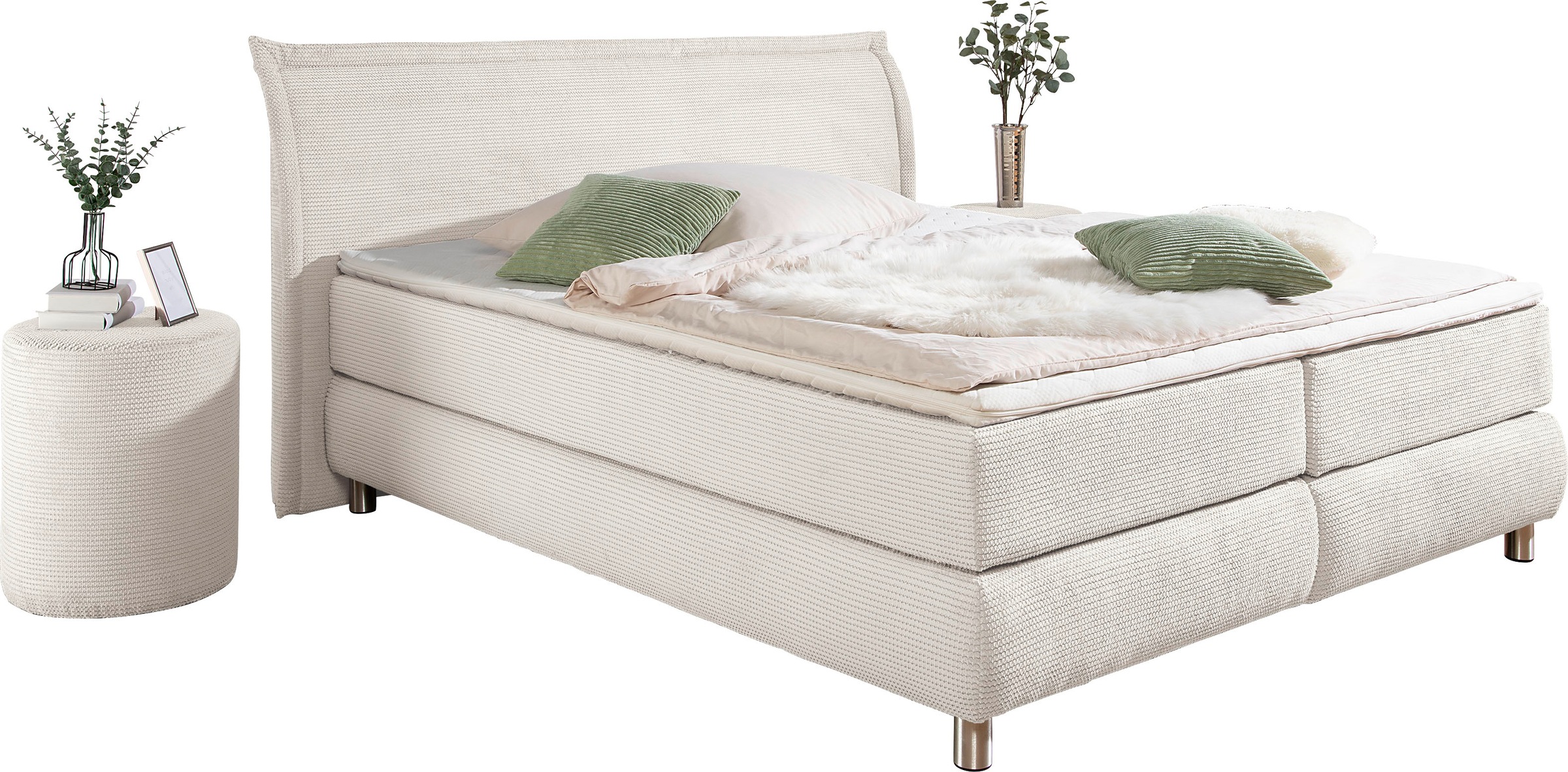 Home affaire Boxspringbett ""Coloma" erhältlich in H2, H3 oder H4 inkl. Top günstig online kaufen