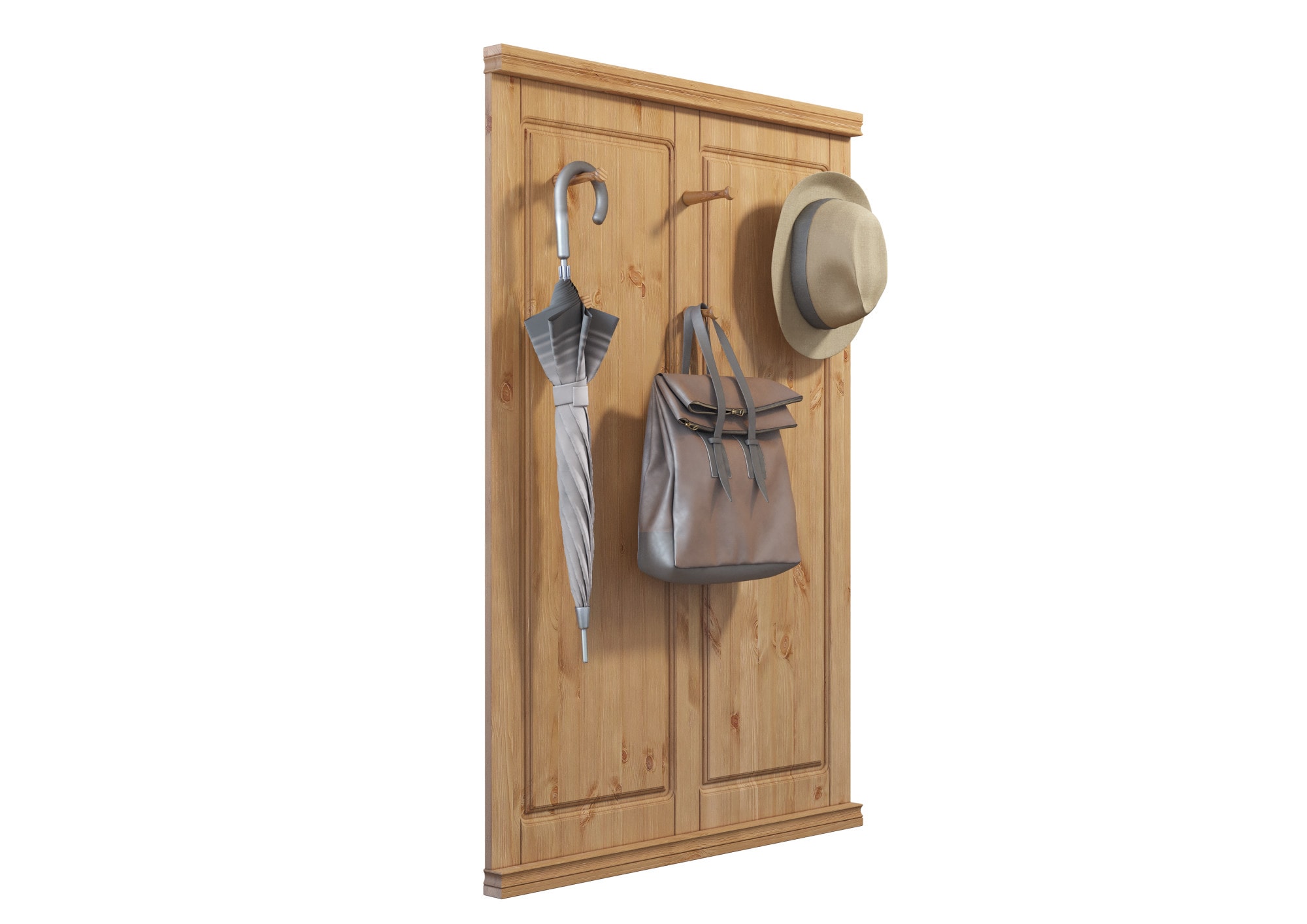 Home affaire Garderobenpaneel »Gotland«, aus massiver Kiefer, FSC®-zertifiziert, mit 6 Haken, 85 cm breit