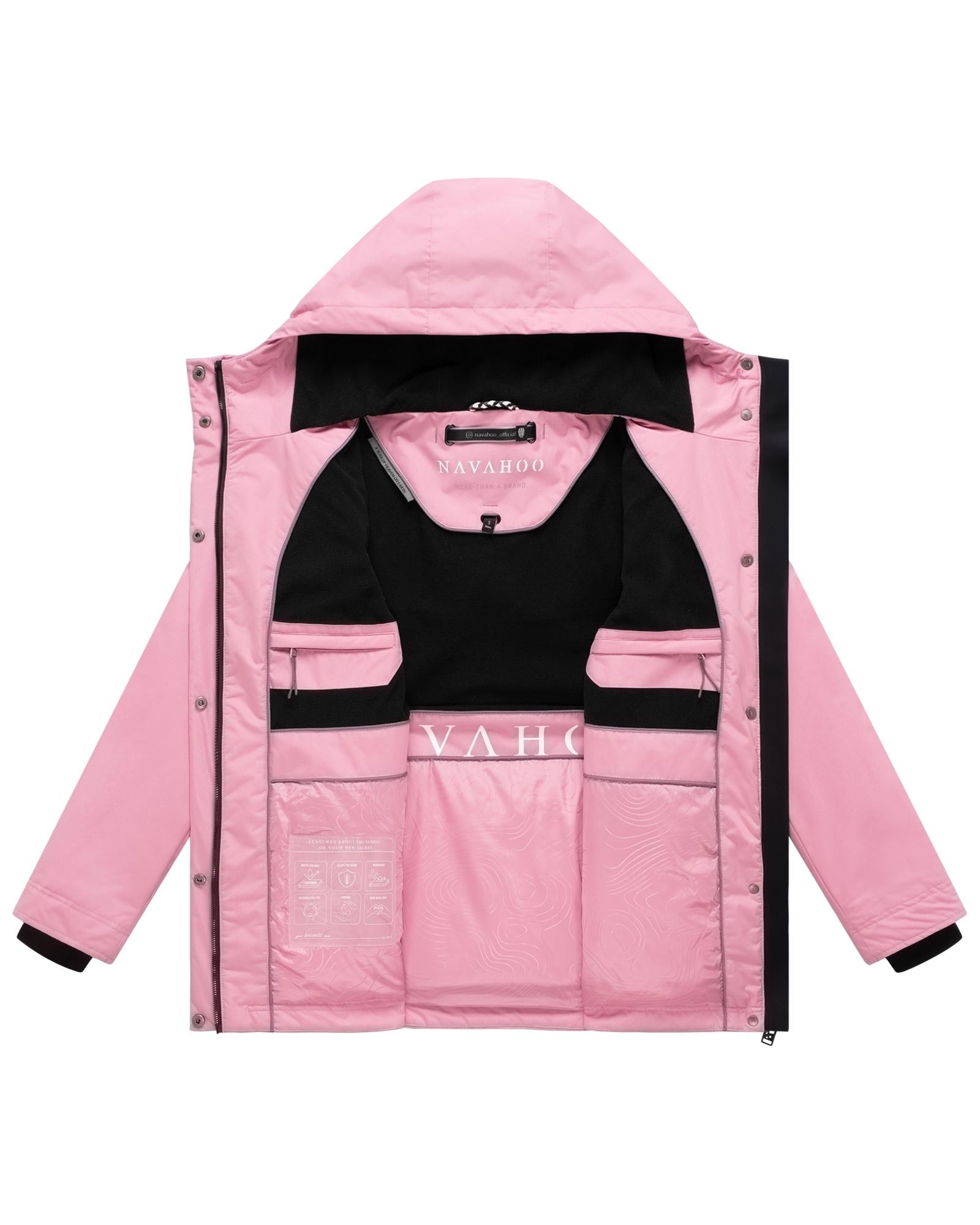 Navahoo Winterjacke »Nibellaa 14« mit Kapuze Warme Damen Jacke mit Taillenzugkordel