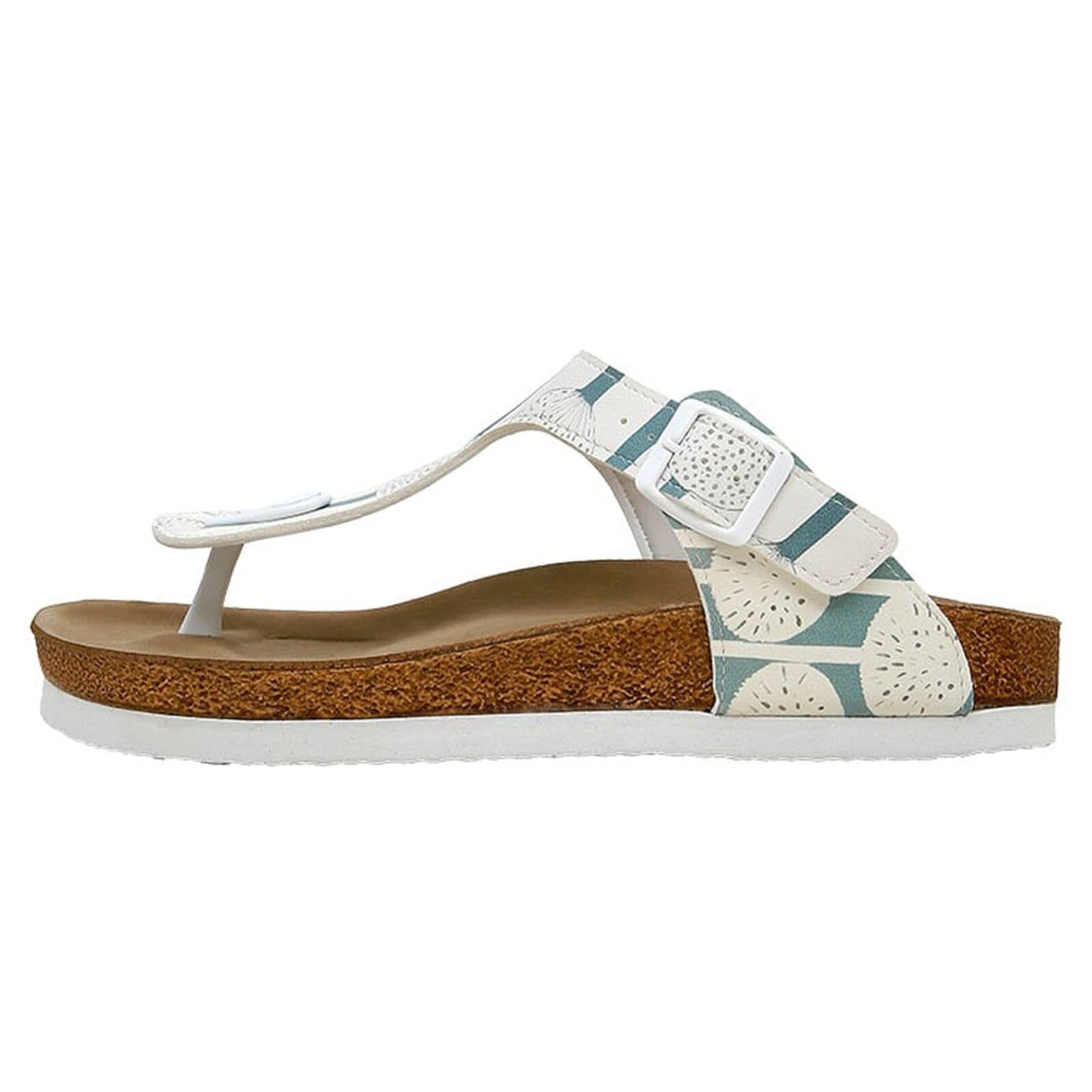 DOGO 1100000002199 "Lila Zehentrenner Dandelion Damen Sandalen" Handgefertigt