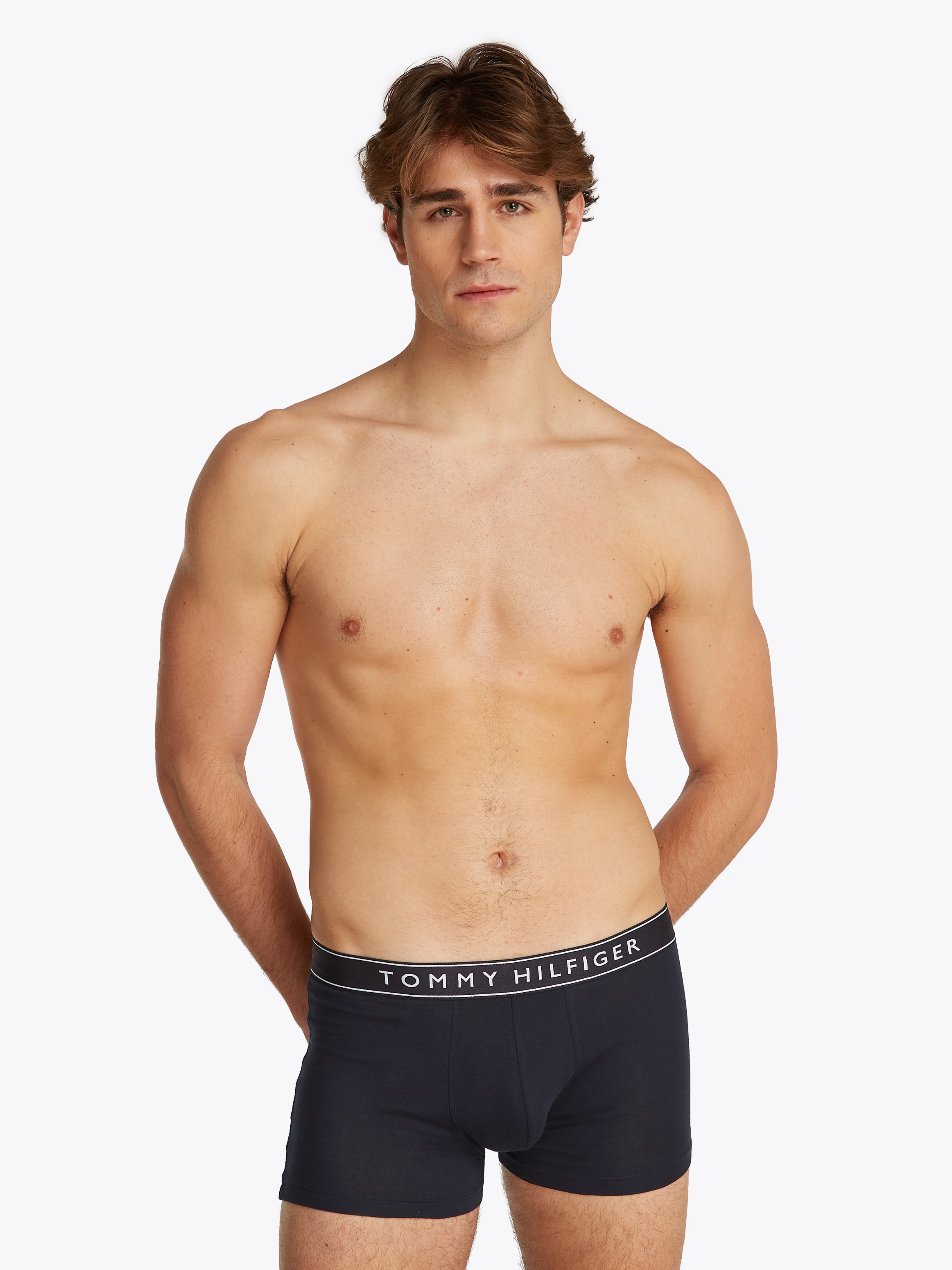 Tommy Hilfiger Underwear Trunk "3P TRUNK DTM" Packung, 3er, 3 Stk. mit Logo günstig online kaufen