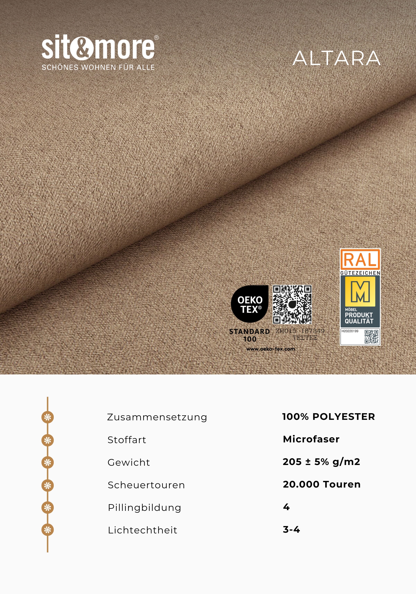 sit&more Wohnlandschaft »Savona U-Form, B: 320 cm« optional Bettfunktion, Federkern