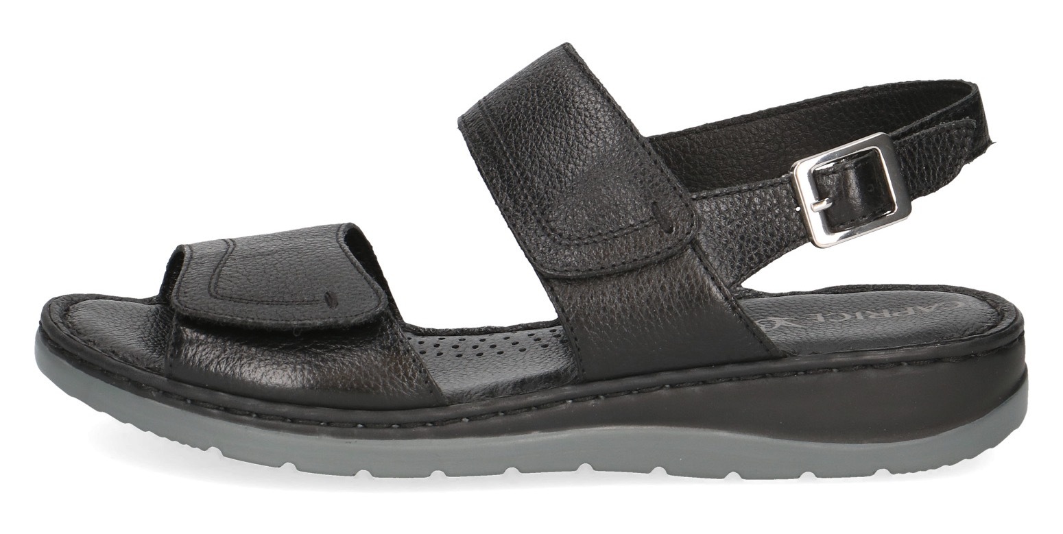 Caprice Riemchensandale, Keilsandalette, Sommerschuh, Bequemschuh mit vrestellbarer Schnalle