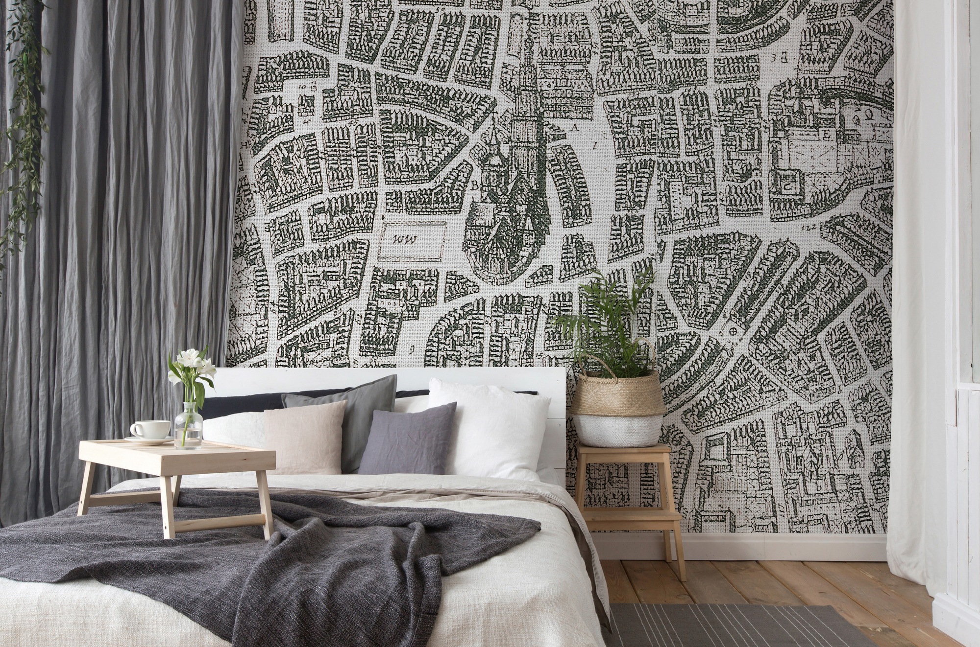 Architects Paper Fototapete »Atelier 47 Ancient City View 3«, Stadt, Vlies, Wand, Schräge, Decke