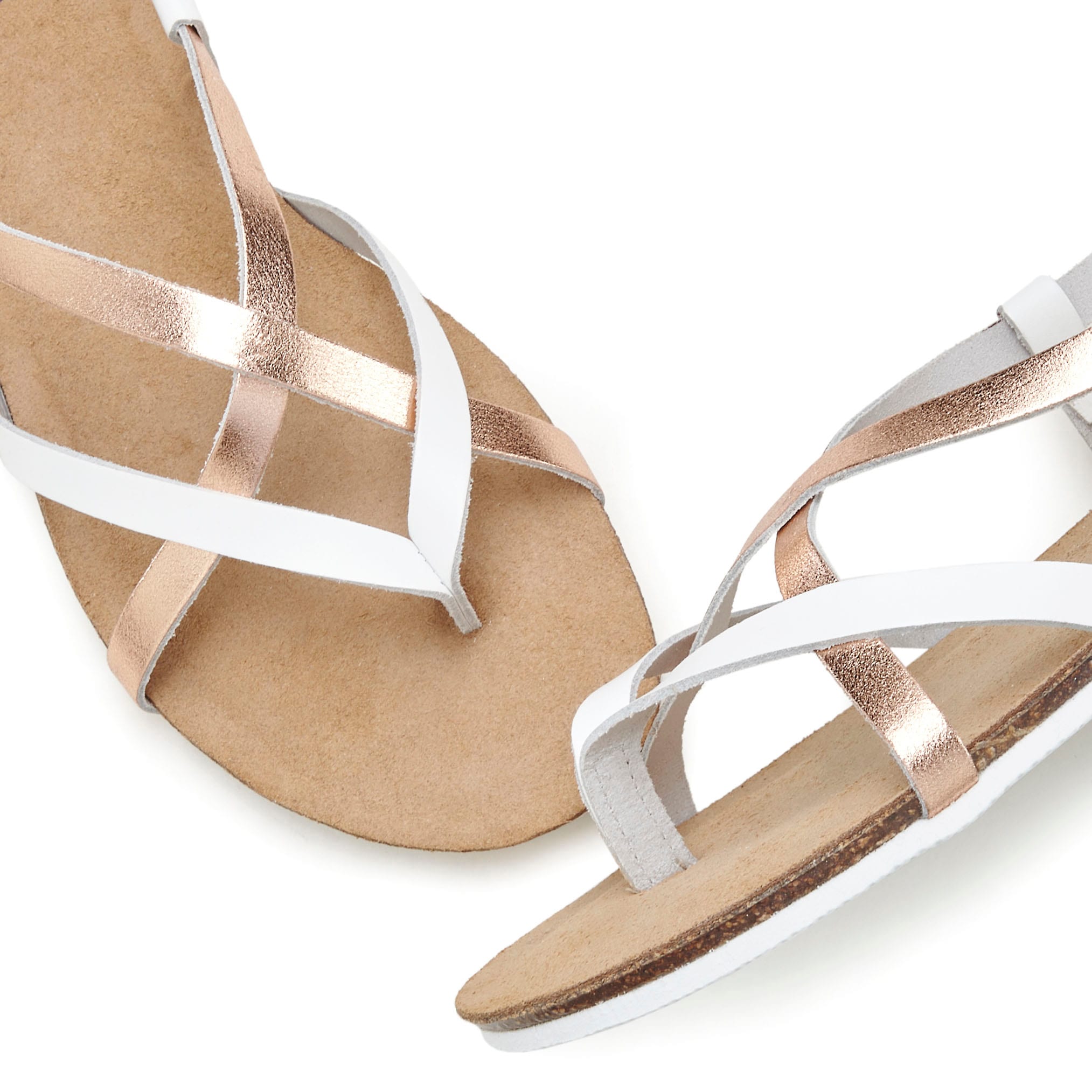 Vivance Zehentrenner, Sandale, Sandalette, Sommerschuh aus hochwertigem Leder