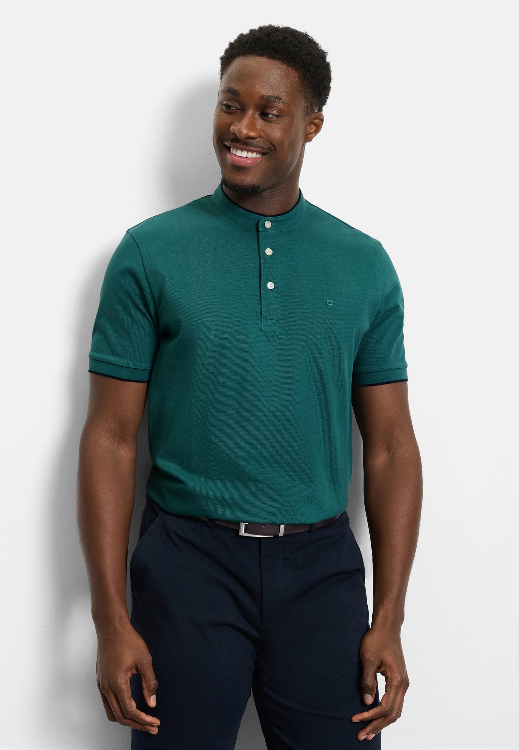 OLYMP Poloshirt "OLYMP Casual Wirk, Polo"